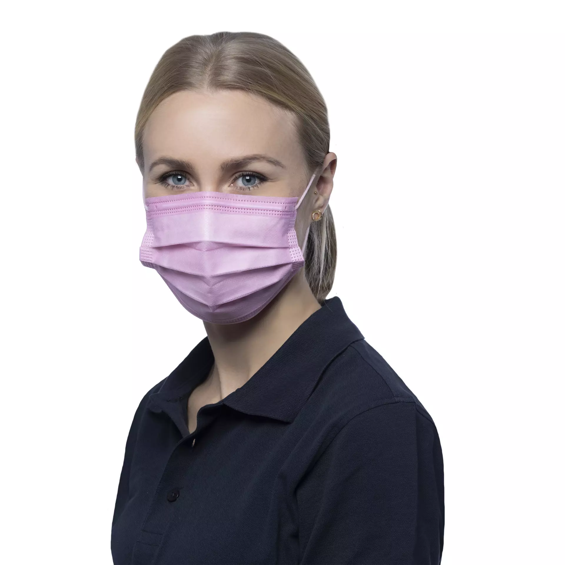 Nitras Medical 004334, SOFT PROTECT PLUS medical face mask, light pink, image 1