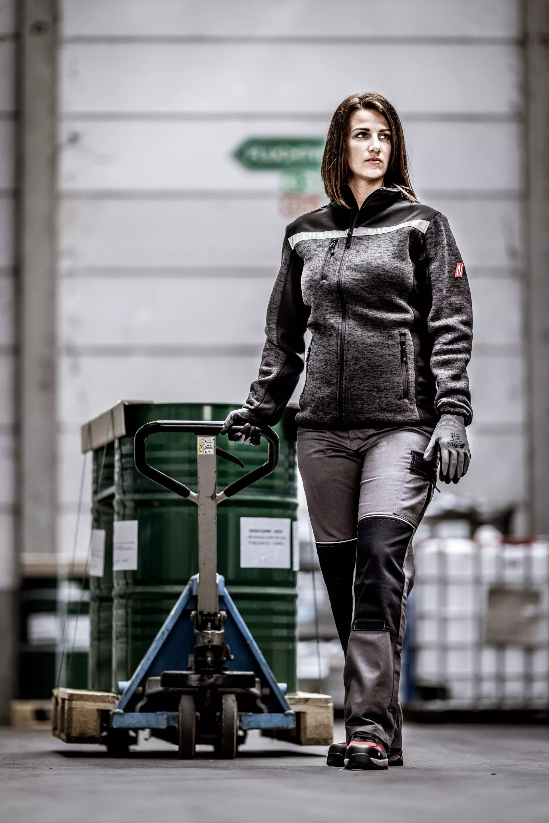 Nitras 7190, MOTION TEX PLUS Knit Softshell Jacket, Black, image 3