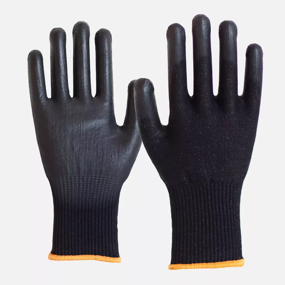 Nitras 6806, CUT F Cut protection Gloves, Black, image 1, gallery thumbnail