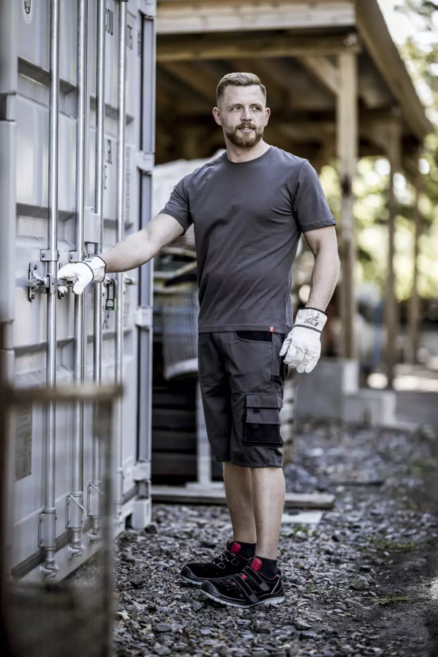 Nitras 7005-1200, MOTION TEX LIGHT T Shirt, Grey, image 3, gallery thumbnail