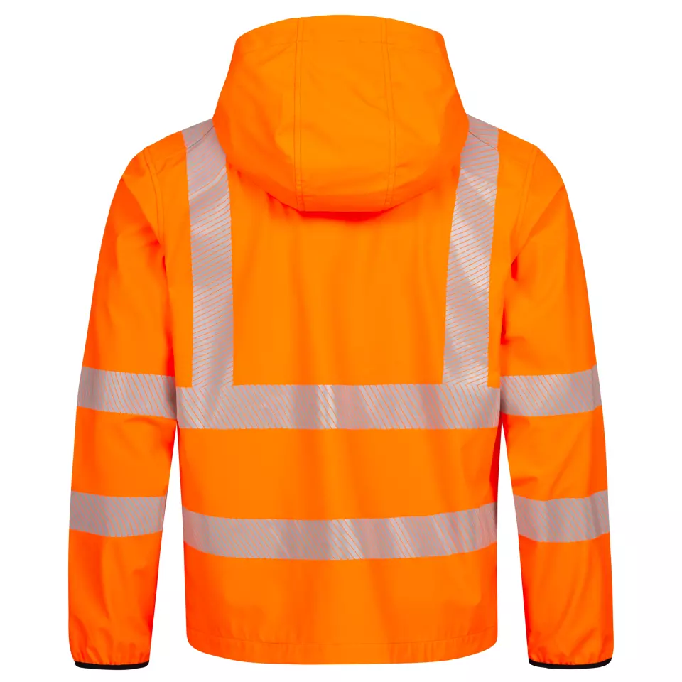NITRAS 7196-4100, MOTION TEX VIZ High-visibility Windbreaker jacket, neon orange, image 2, gallery thumbnail