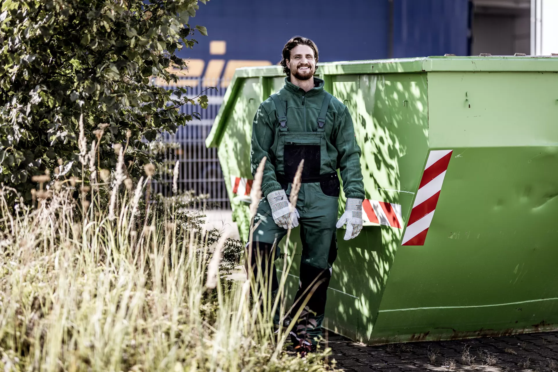 Nitras 7624, MOTION TEX PLUS Latzhose, Grün, image 3