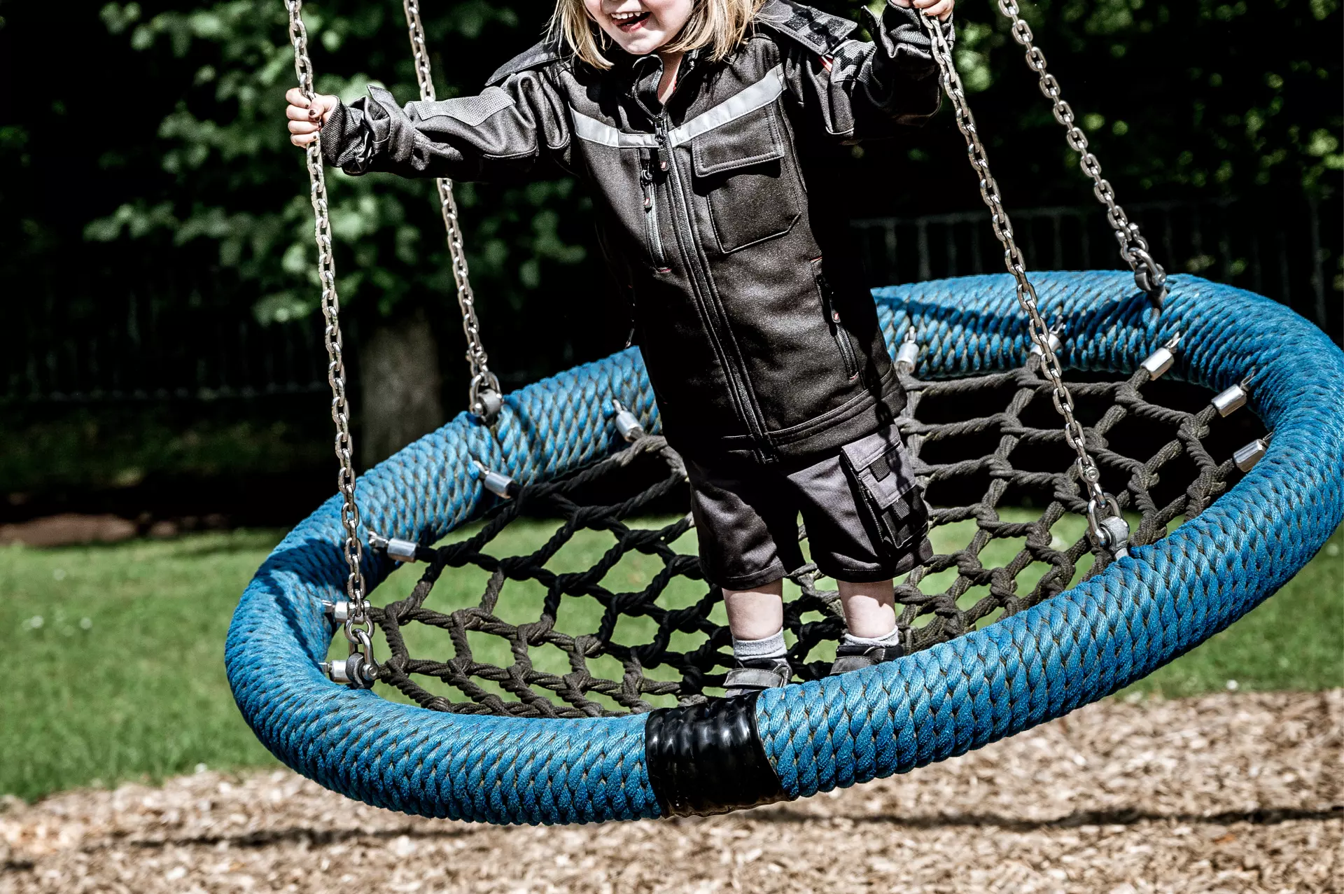 NITRAS 7180KIDS, MOTION TEX KIDS Softshell Jacket, Black, image 3