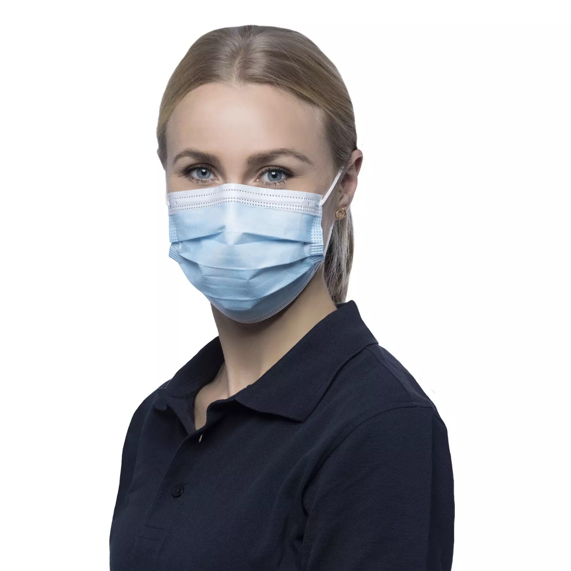 Nitras Medical 4321, SOFT PROTECT medical face mask, light blue, image 1