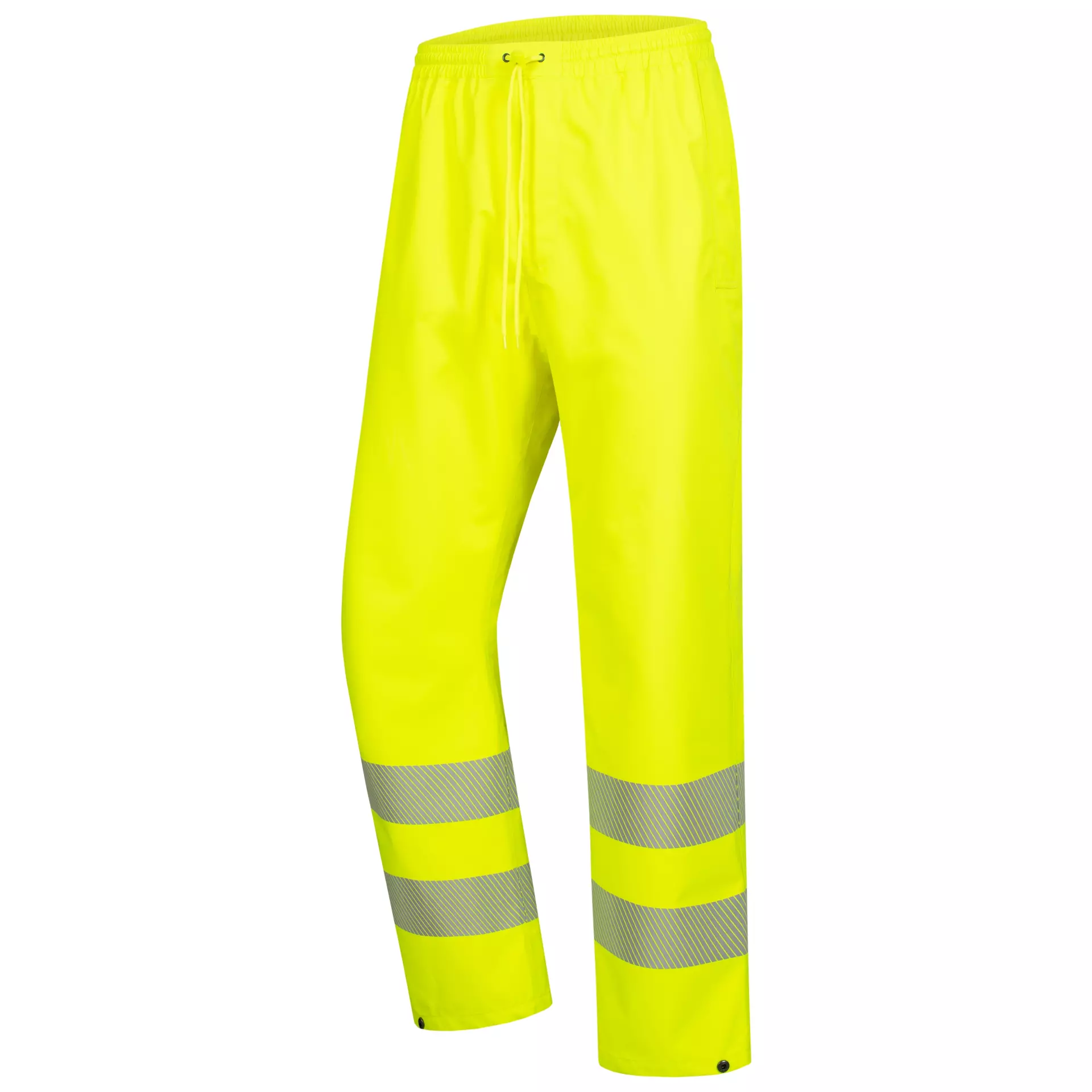 Nitras 7585-4000, MOTION TEX VIZ PLUS High Visibility Rain Trousers, Neon Yellow, image 1