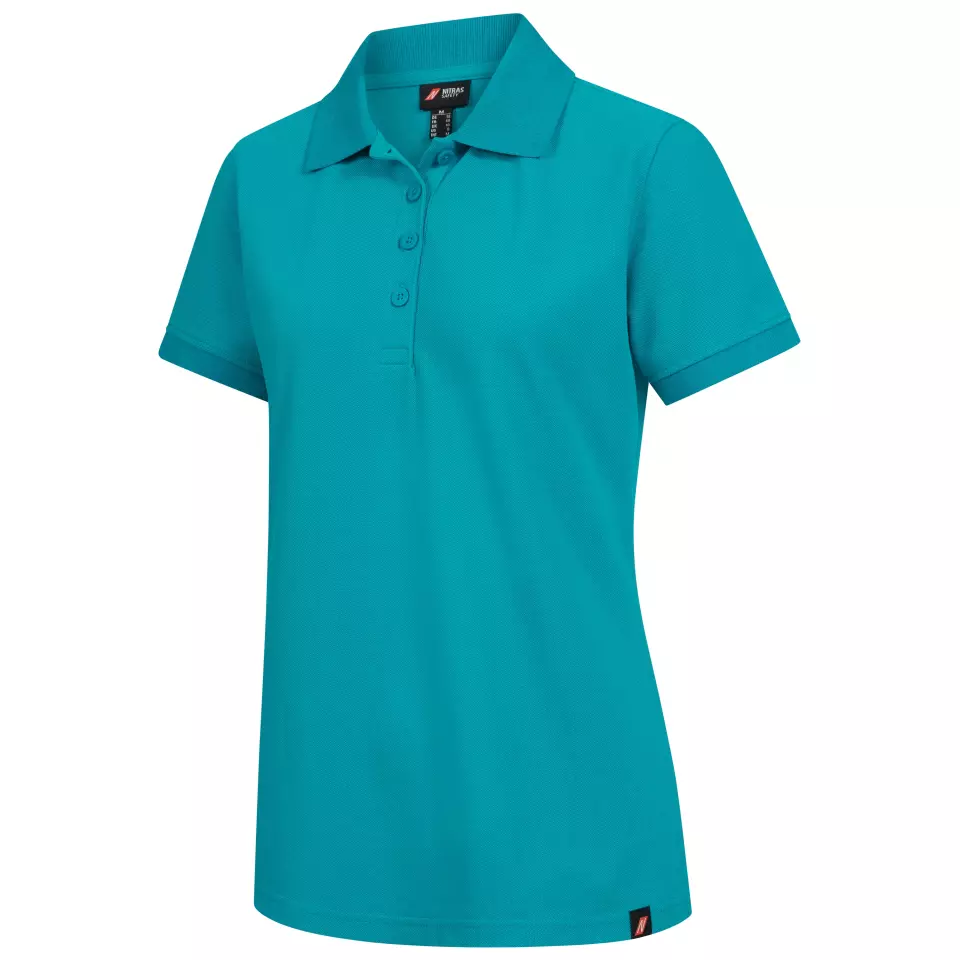 Nitras 7056-2600, MOTION TEX PLUS Polo Shirt, Turquoise, image 1, gallery thumbnail