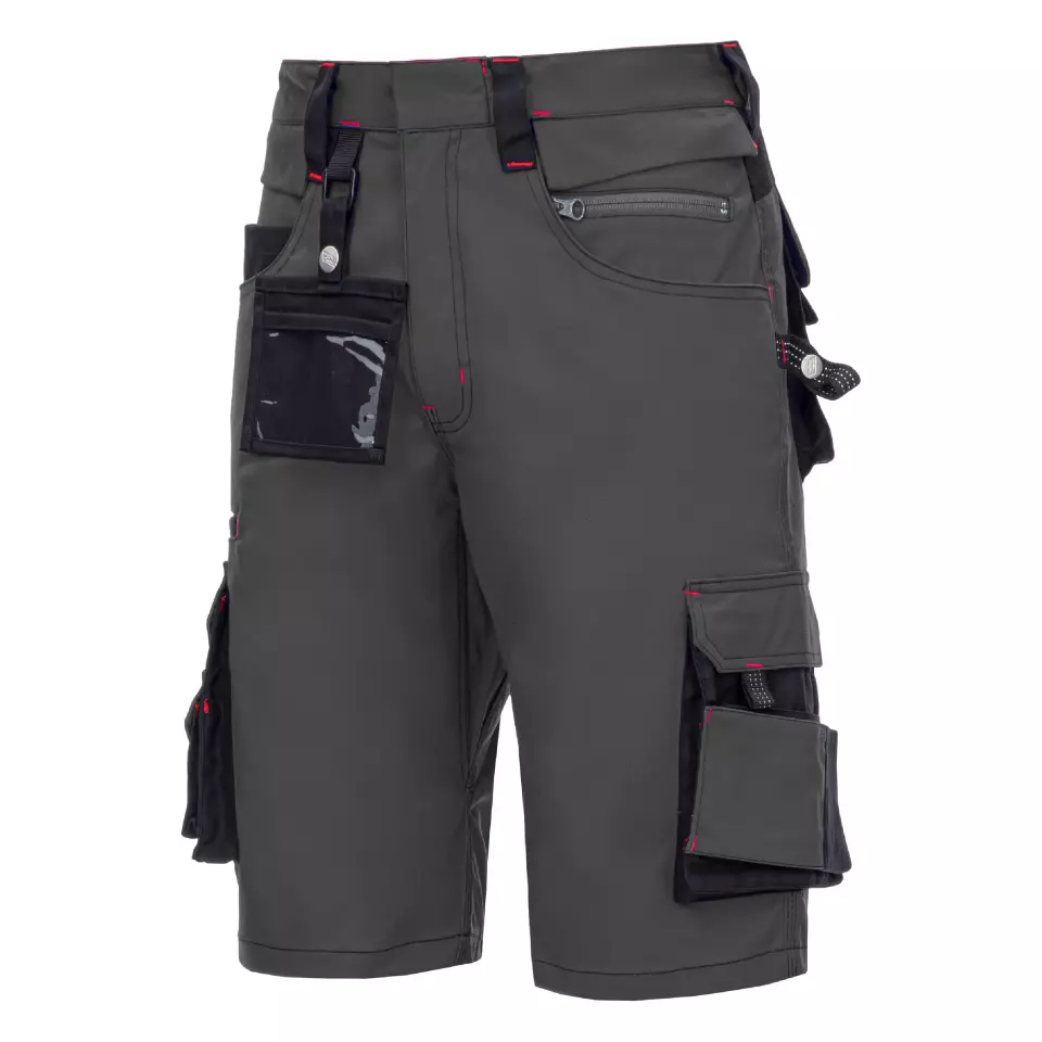 Nitras 7702, MOTION TEX PRO FX Work Trousers, Grey, image 1, gallery thumbnail