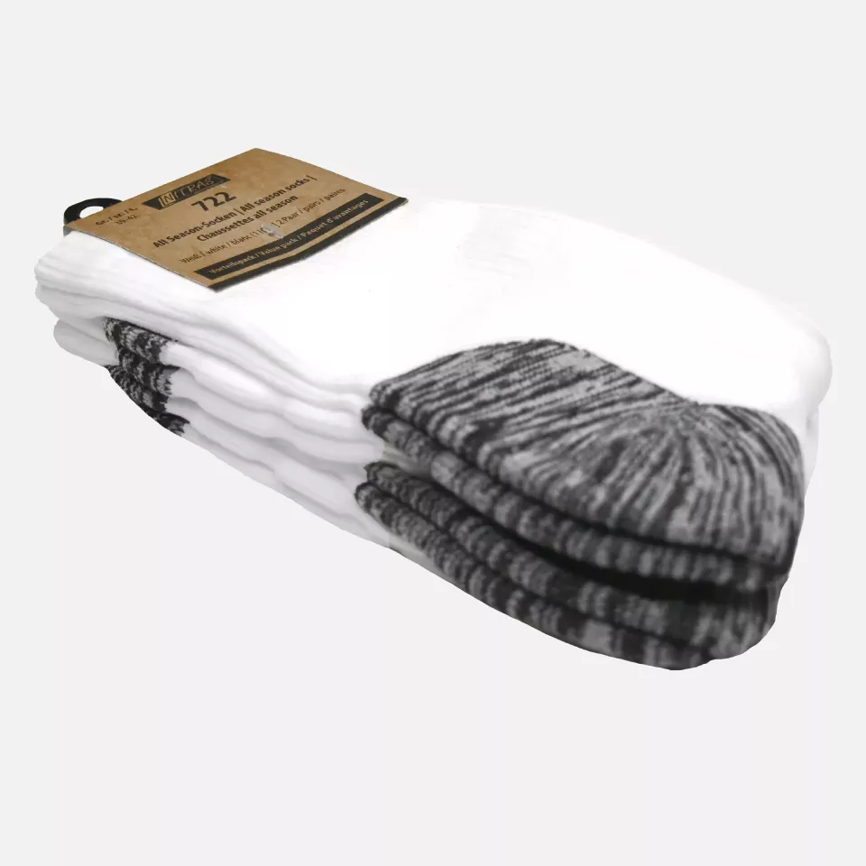 Nitras 722-1100, Ganzjahressocken Polyamid / Polyester / Elastan, Weiß, image 2, gallery thumbnail