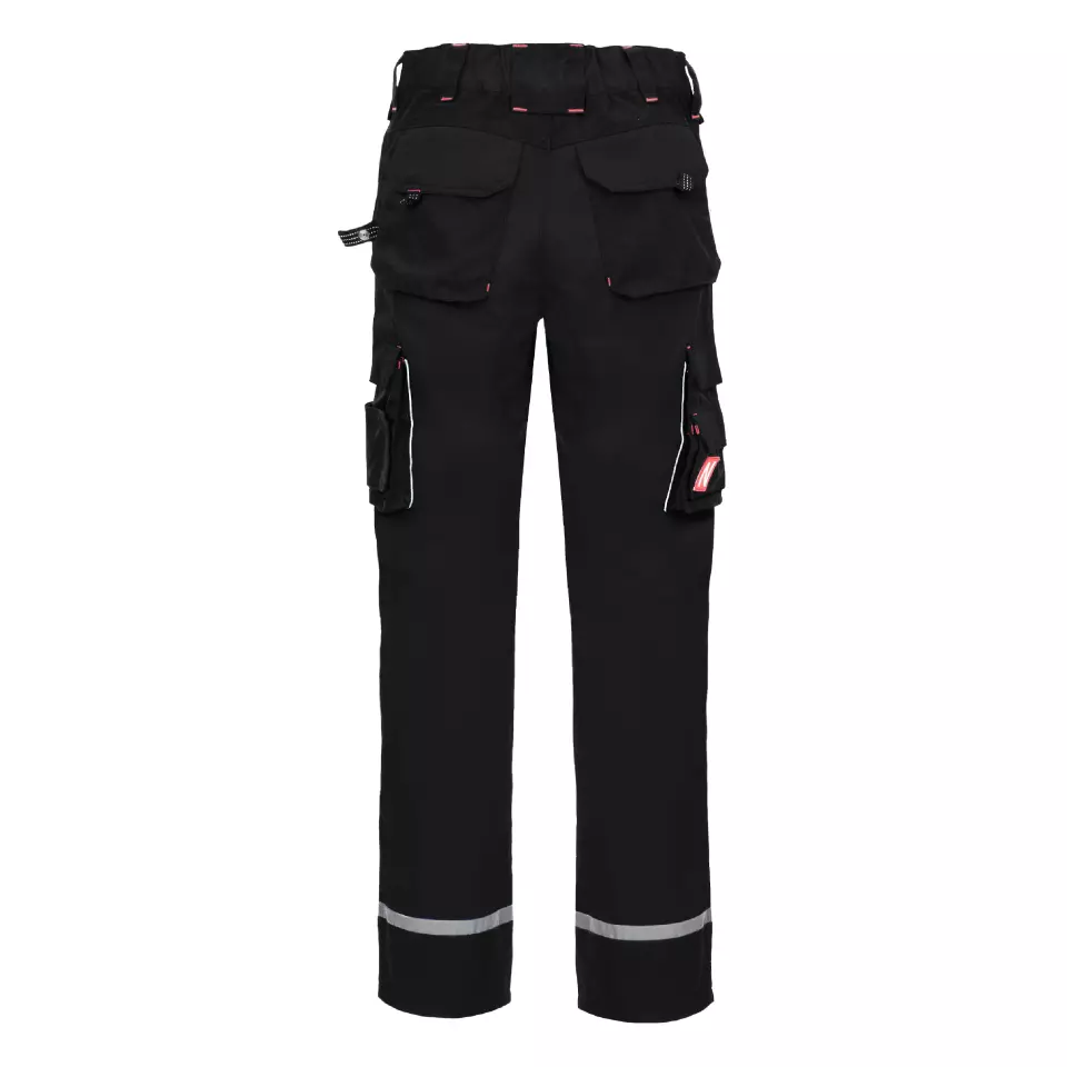 Nitras 7710, MOTION TEX PRO FX Work Trousers, Black, image 2, gallery thumbnail