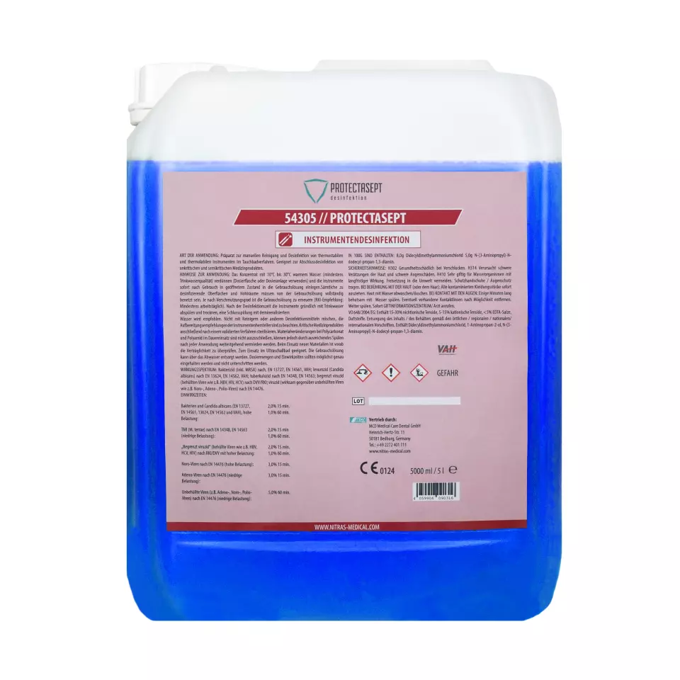 Nitras Medical 54305, PROTECTASEPT IN instrument desinfection, 5,000ml, image 1, gallery thumbnail