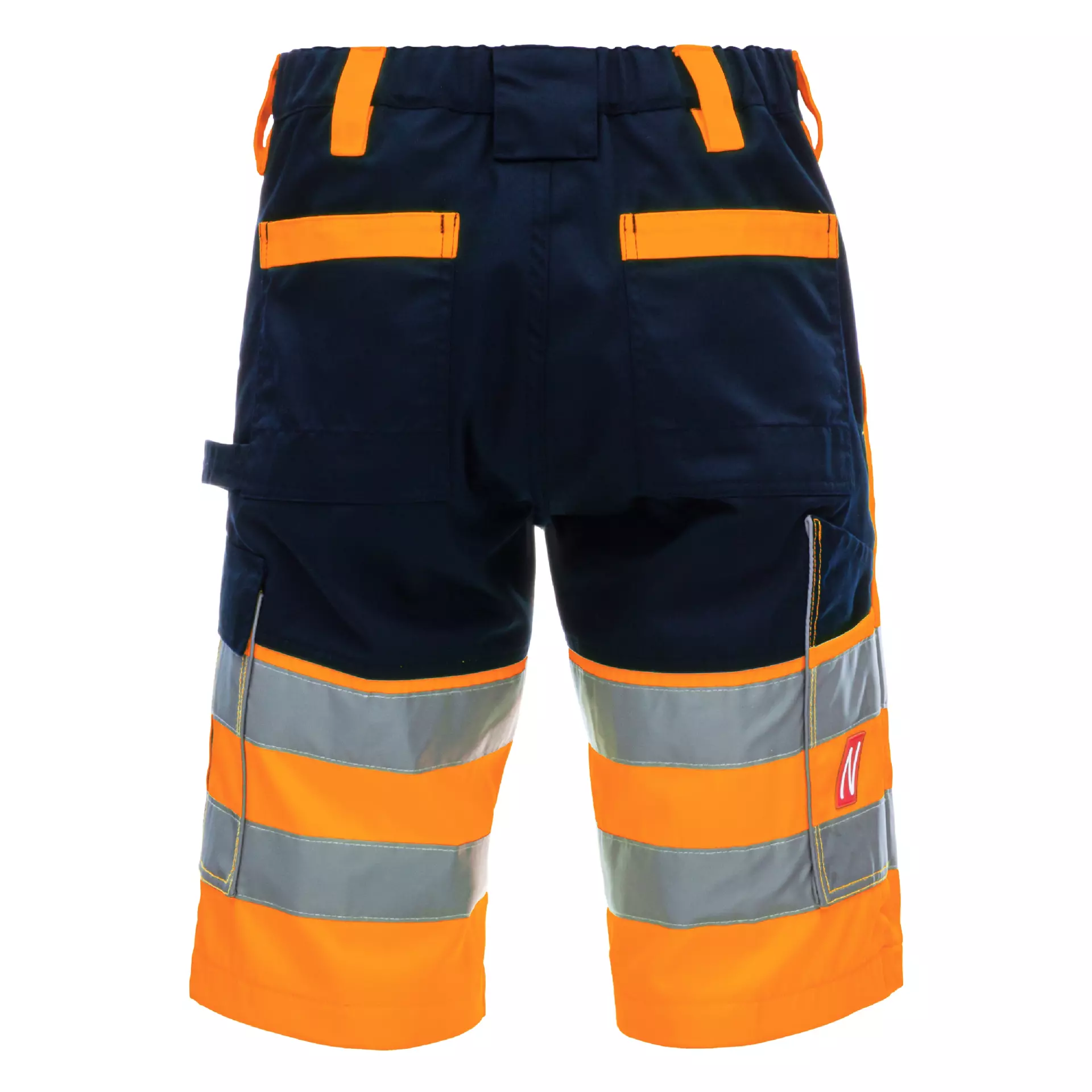 Nitras 7570-4121, MOTION TEX VIZ Reflective Short Work Trousers, Neon Orange, image 2