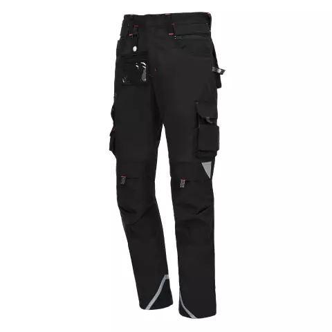 Nitras MOTION TEX PRO FX Work Trousers, Black