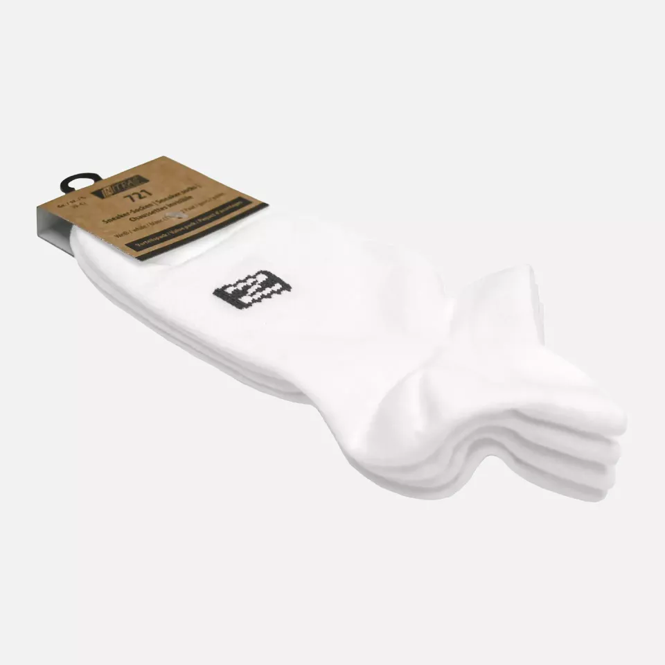 Nitras 721-1100, Sneaker Socks Polyamide/ Elastane, White, image 2, gallery thumbnail