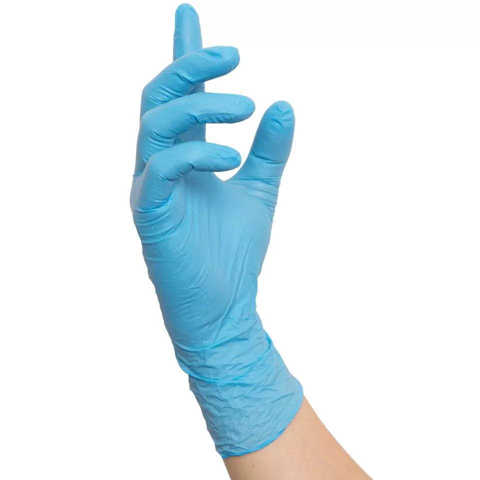 NITRAS 8300, SUPREME NITRILE Nitril engångshandskar, blå, image 2, gallery thumbnail