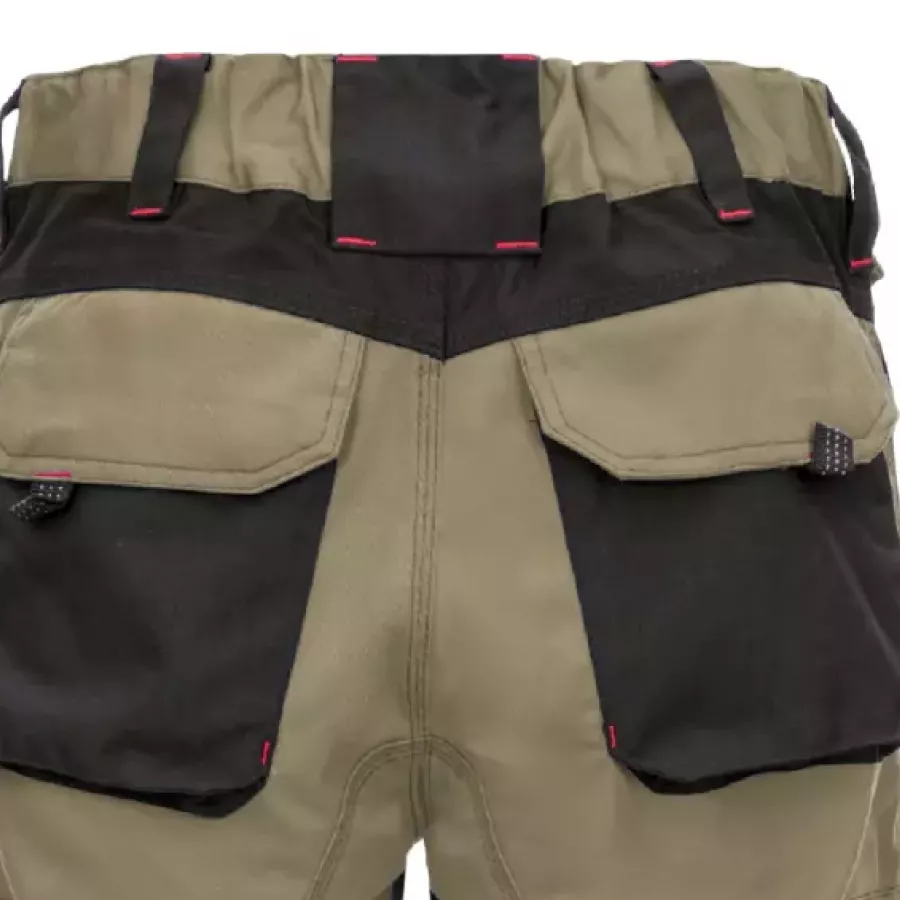 **Elastischer Bund** folgt natürlich deinen Bewegungen, damit sich jede Bewegung bequem und uneingeschränkt anfühlt.