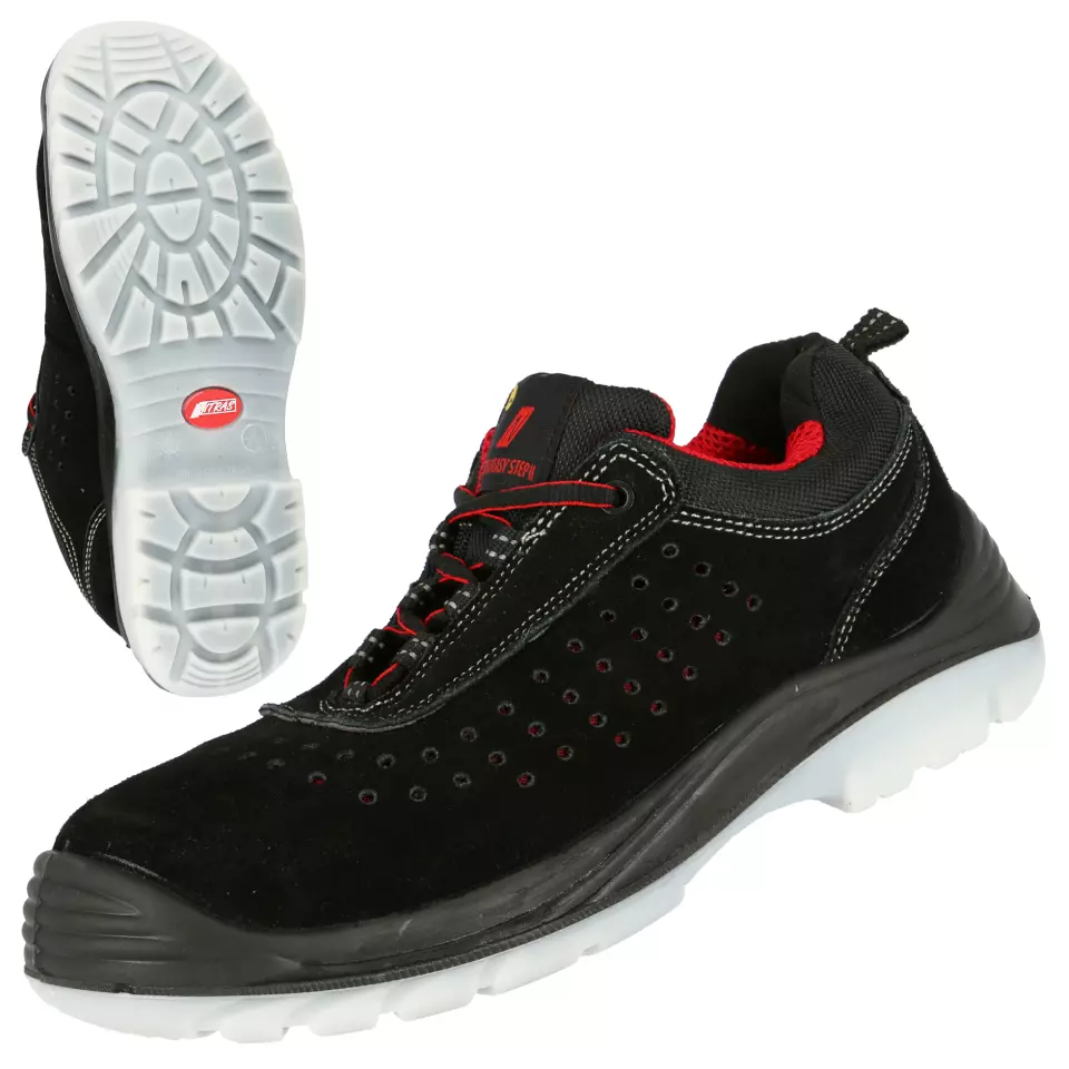 NITRAS 7313, EASY STEP P S1P Safety Shoes, Black, image 1, gallery thumbnail