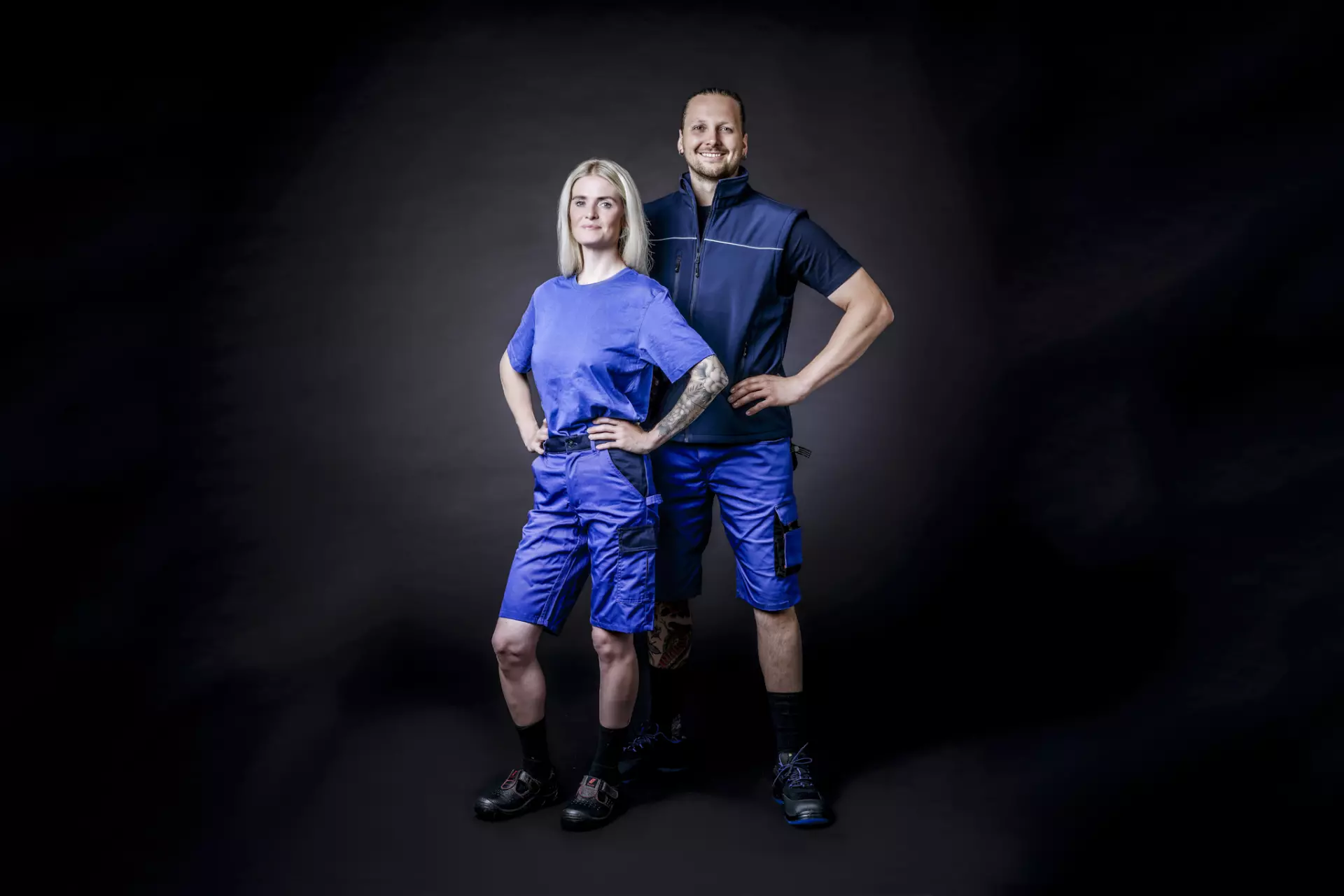 Nitras 7701, MOTION TEX PRO FX Work Trousers, Royal Blue, image 3