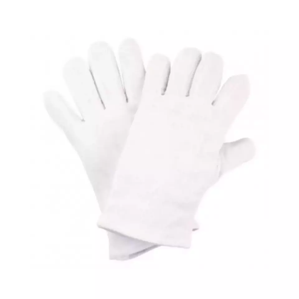 NITRAS 53, Cotton Gloves, White, image 4, gallery thumbnail