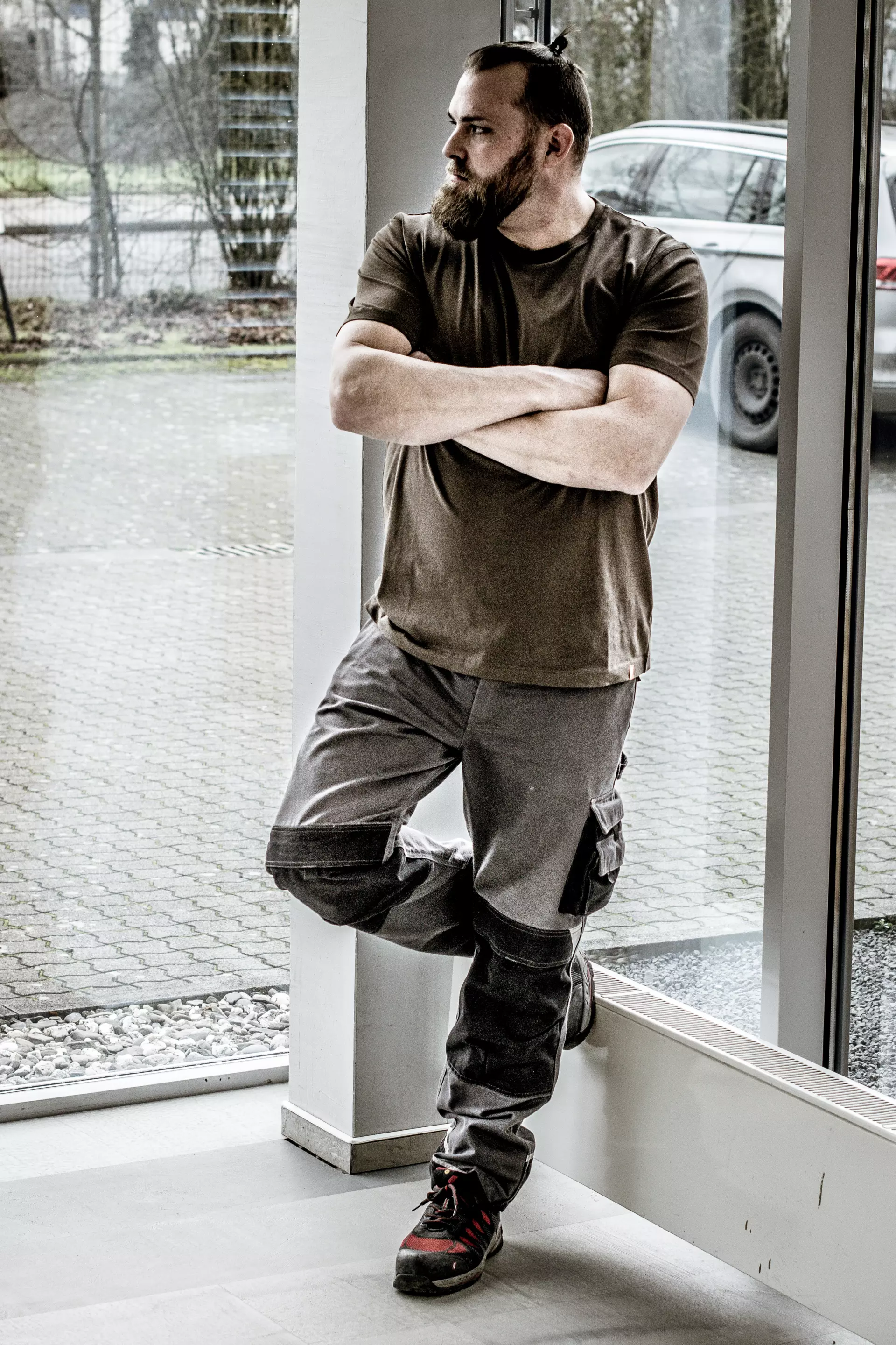 Nitras 7005-5000, MOTION TEX LIGHT T Shirt, Brown, image 3