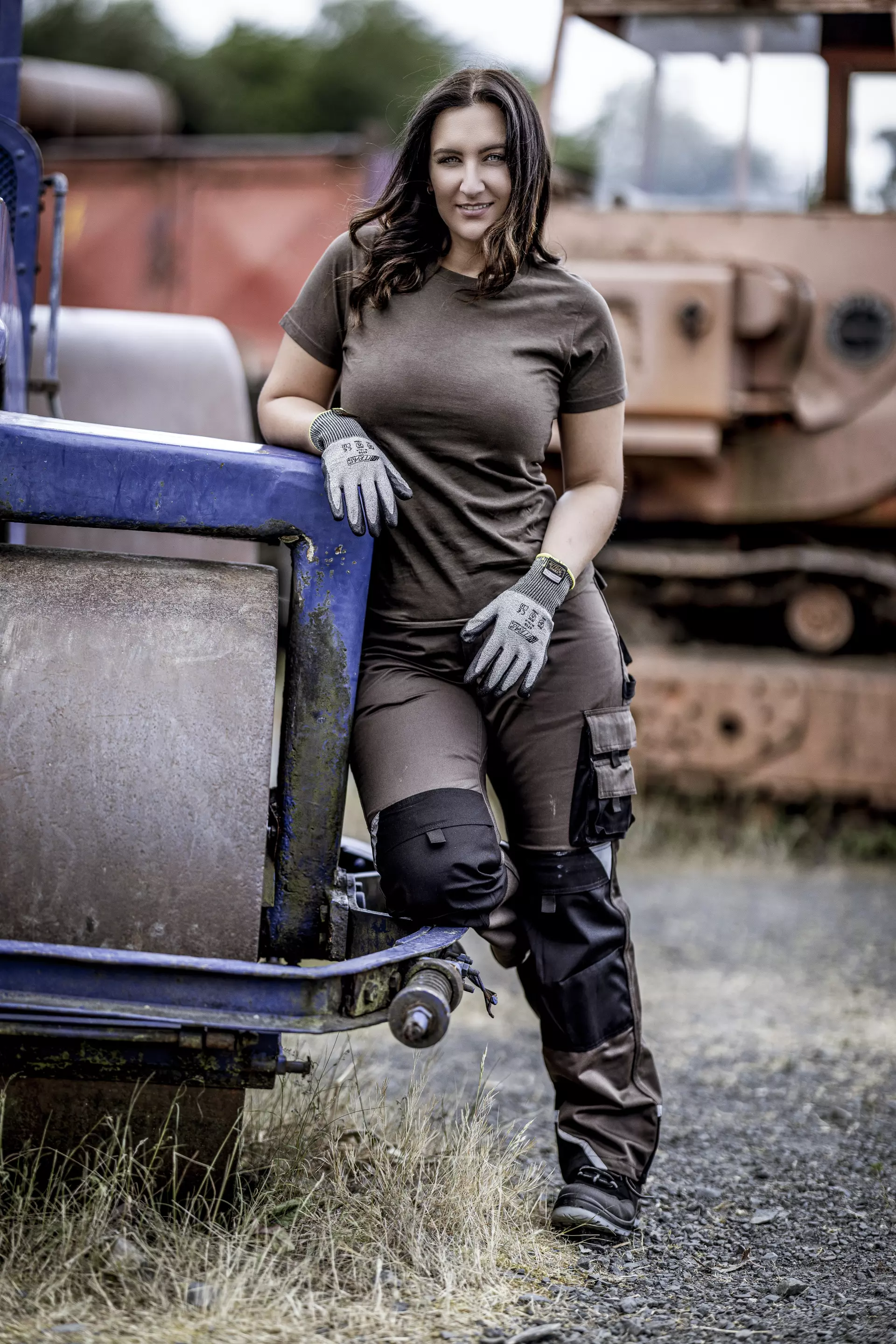 Nitras 7004-5000, MOTION TEX LIGHT T Shirt, Brown, image 2