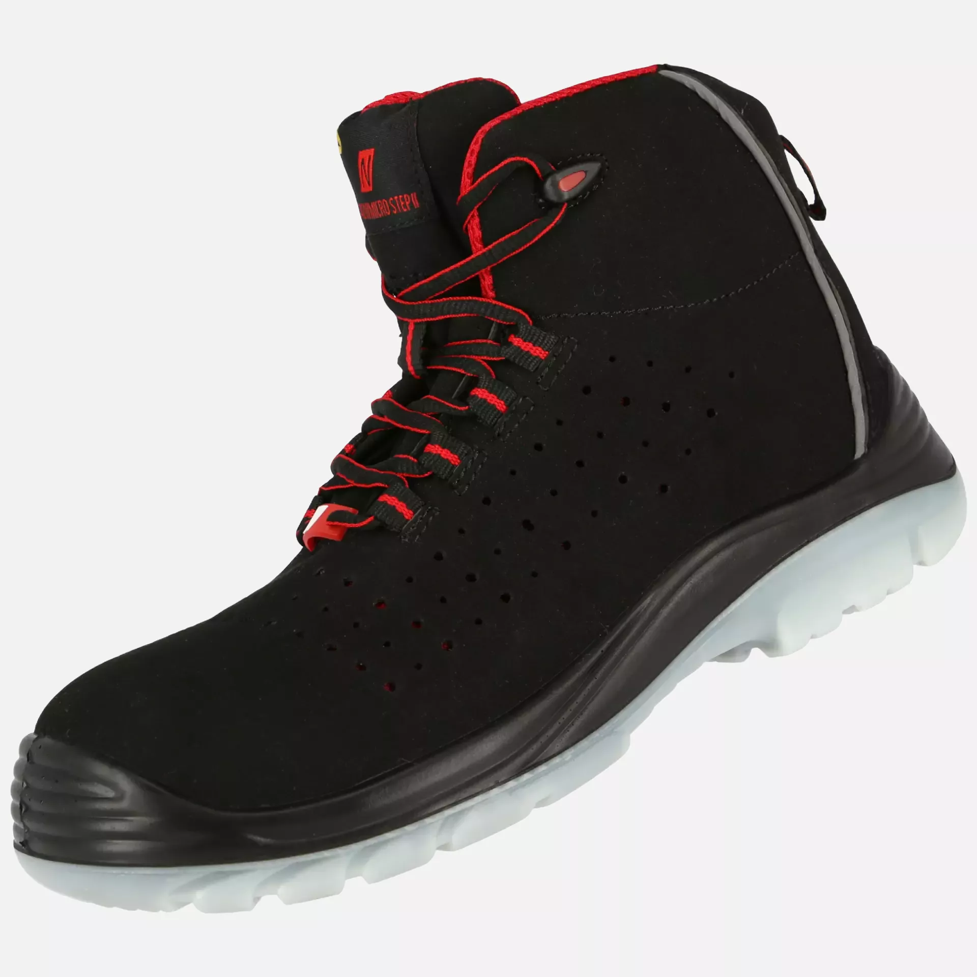 Nitras 7421, MICRO STEP MID S1P Safety Boots, Black, image 2