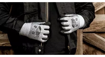 NITRAS 6355, CUT3 NF Cut protection Gloves, Grey, image 2, gallery thumbnail