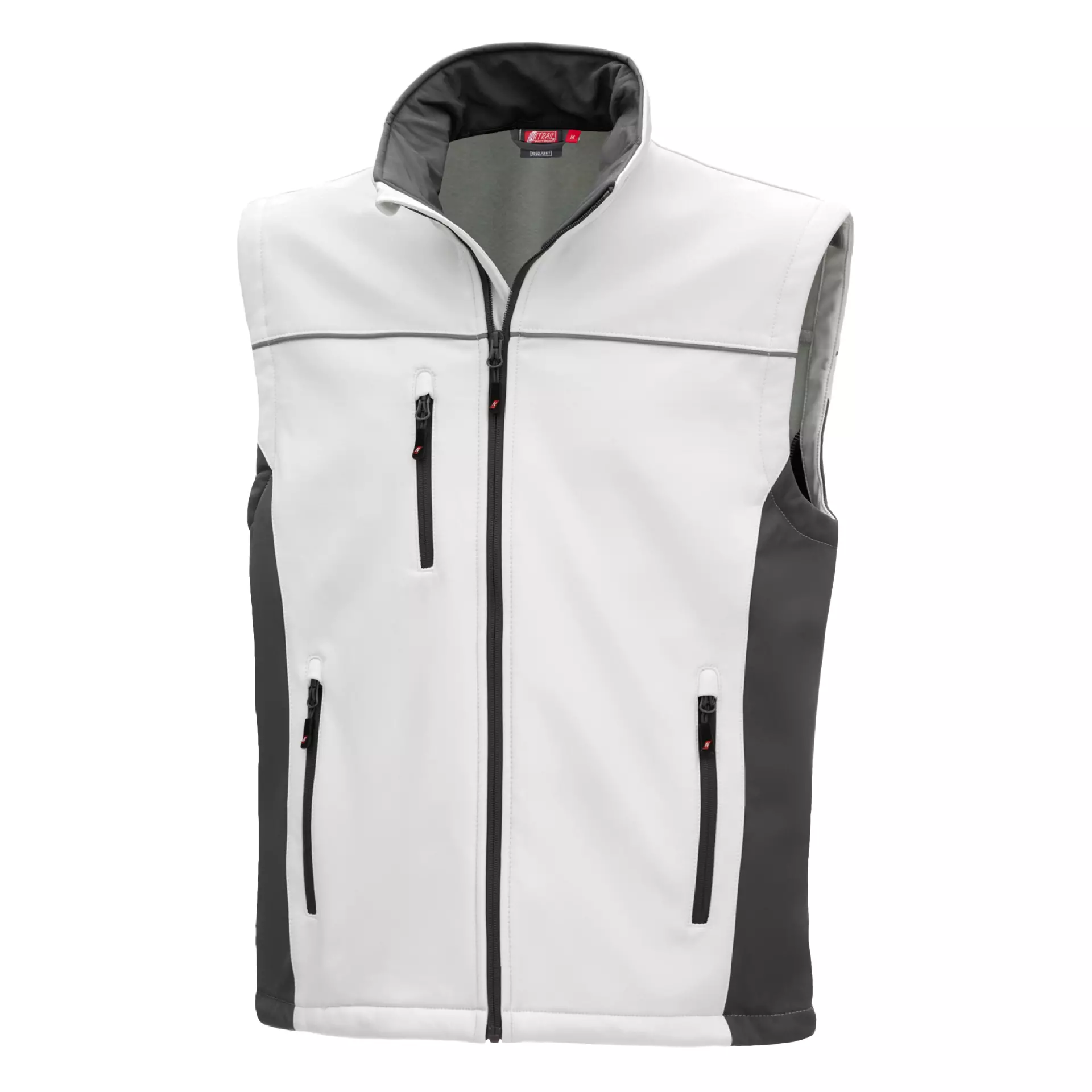 NITRAS 7163, MOTION TEX LIGHT Softshell Waistcoat, White, image 1