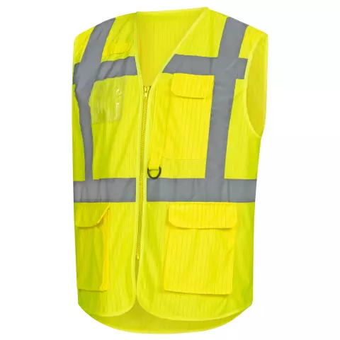 Nitras High-visibility Waistcoat, neon yellow