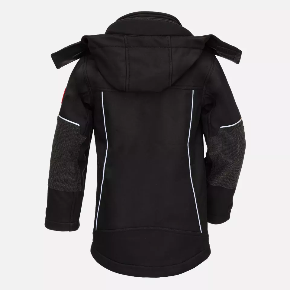 Nitras 7180KIDS, MOTION TEX KIDS Softshell Jacket, Black, image 2, gallery thumbnail