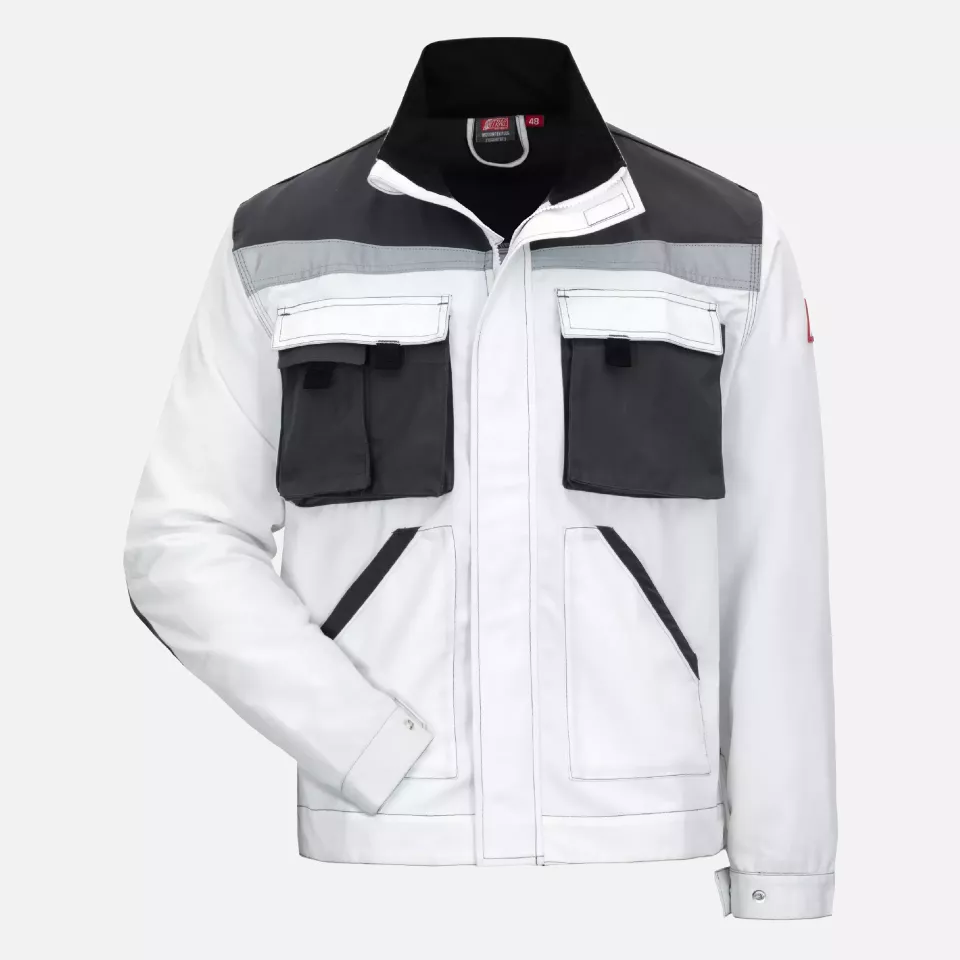 Nitras 7653, MOTION TEX PLUS Workjacket, White, image 1, gallery thumbnail
