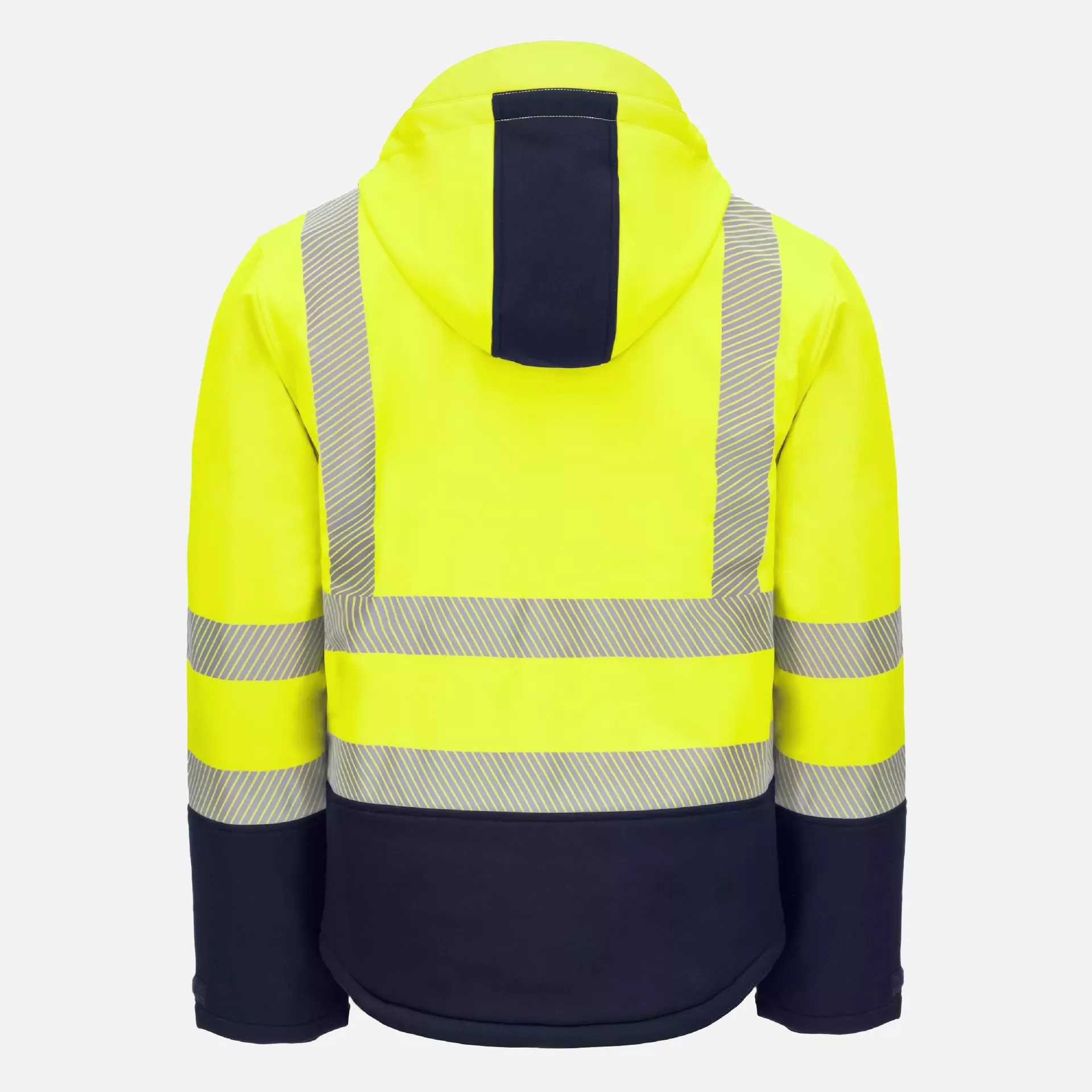 Nitras 7175-4021, MOTION TEX VIZ PLUS Reflektierende Winter-Softshelljacke, Neongelb, image 3