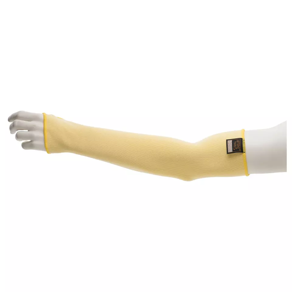 NITRAS 6795, TAEKI Cut-resistant Arm Protectors Yellow, image 1, gallery thumbnail