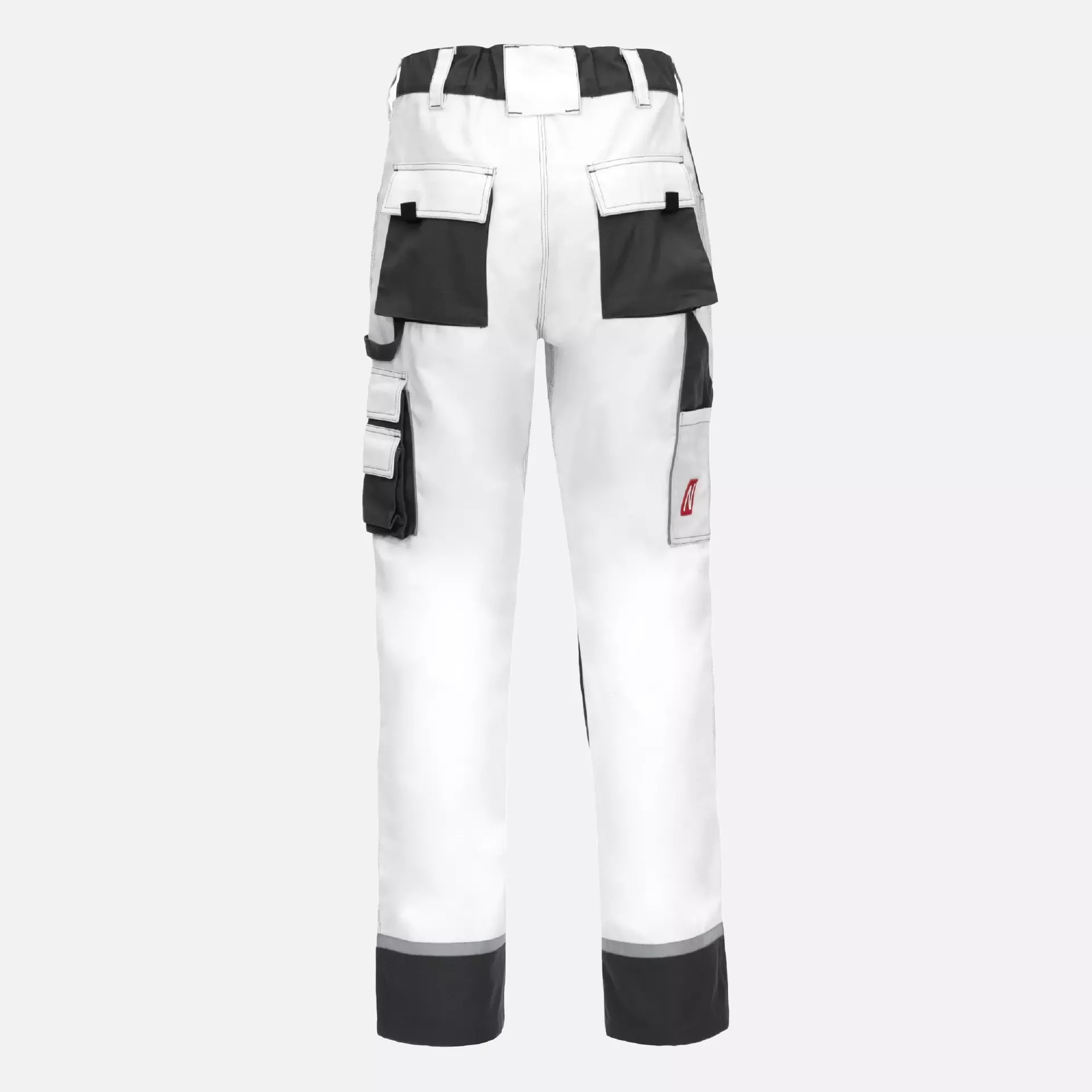 Nitras 7613, MOTION TEX PLUS Work Trousers, White, image 2