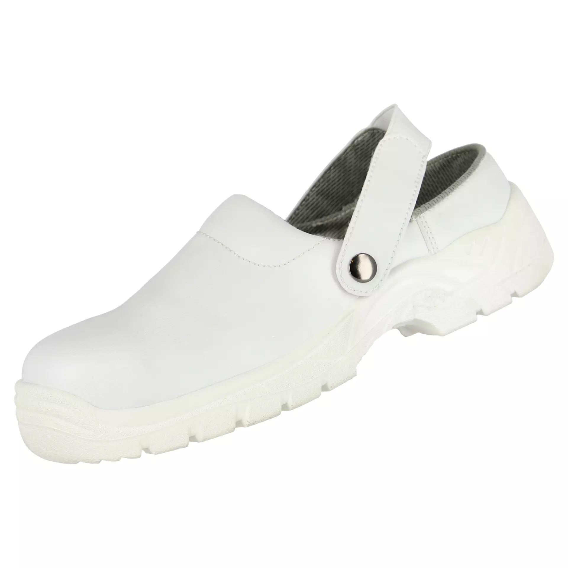 NITRAS 7252, CLEAN STEP CL SB Safety Clogs, White, image 2