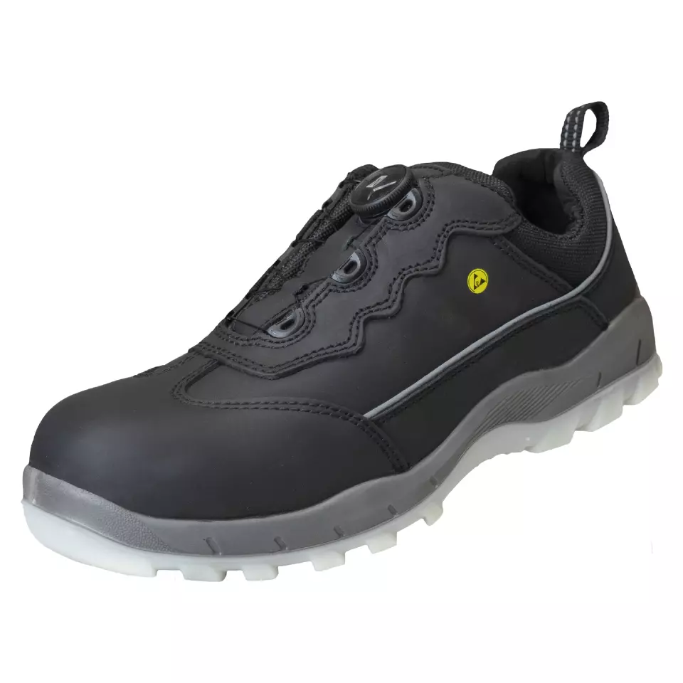 NITRAS 7306-1000, SPORT STEP FIT Safety Shoes, Black, image 2, gallery thumbnail