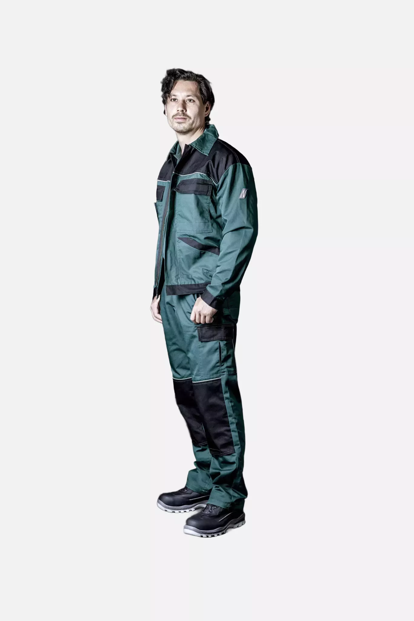 Nitras 7514, MOTION TEX LIGHT Work Trousers, Green, image 3