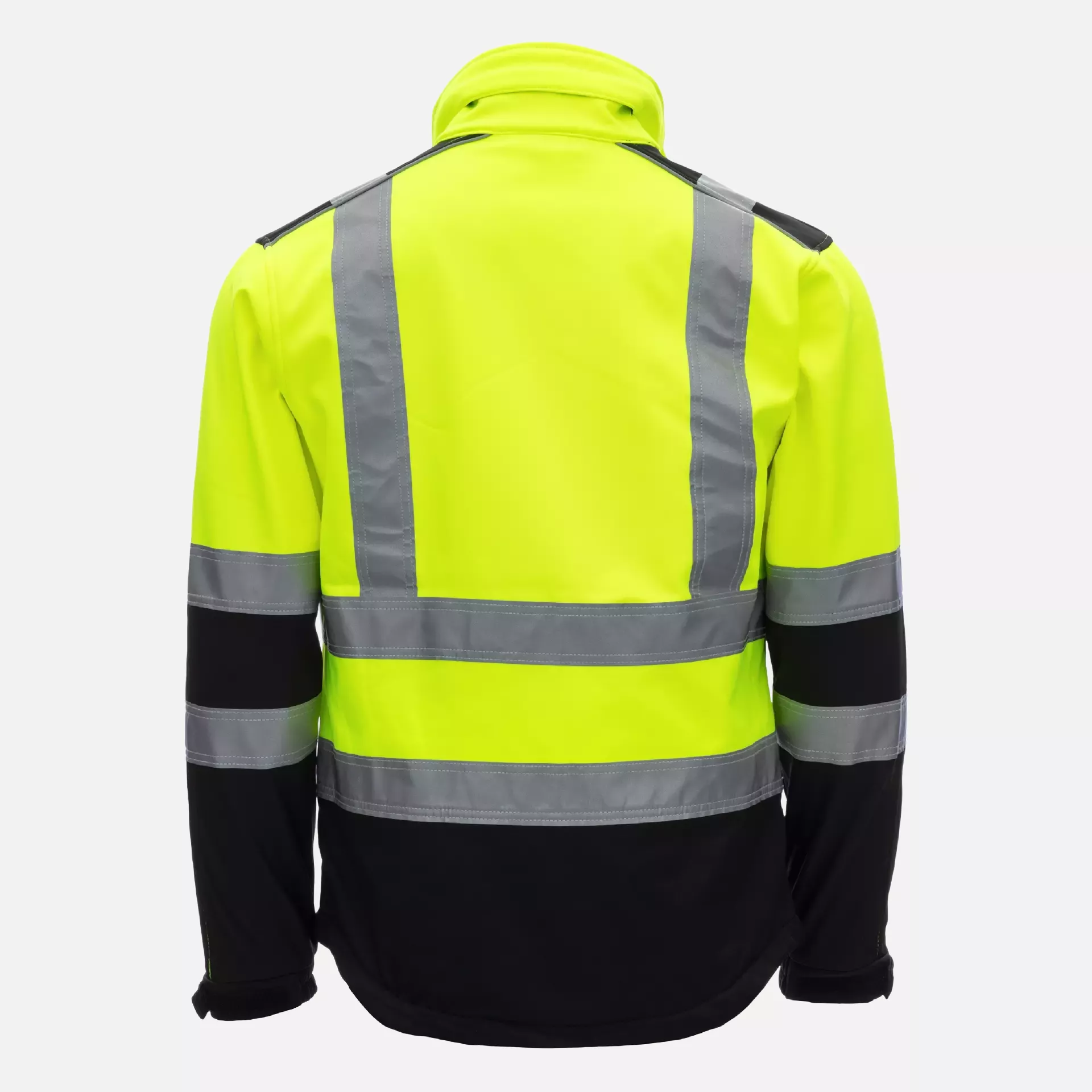 Nitras 7171, MOTION TEX VIZ Reflective Softshell Jacket, Neon Yellow, image 2