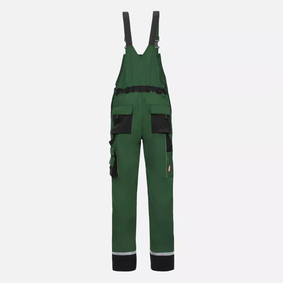 Nitras 7624, MOTION TEX PLUS Bib Pants, Green, image 2, gallery thumbnail