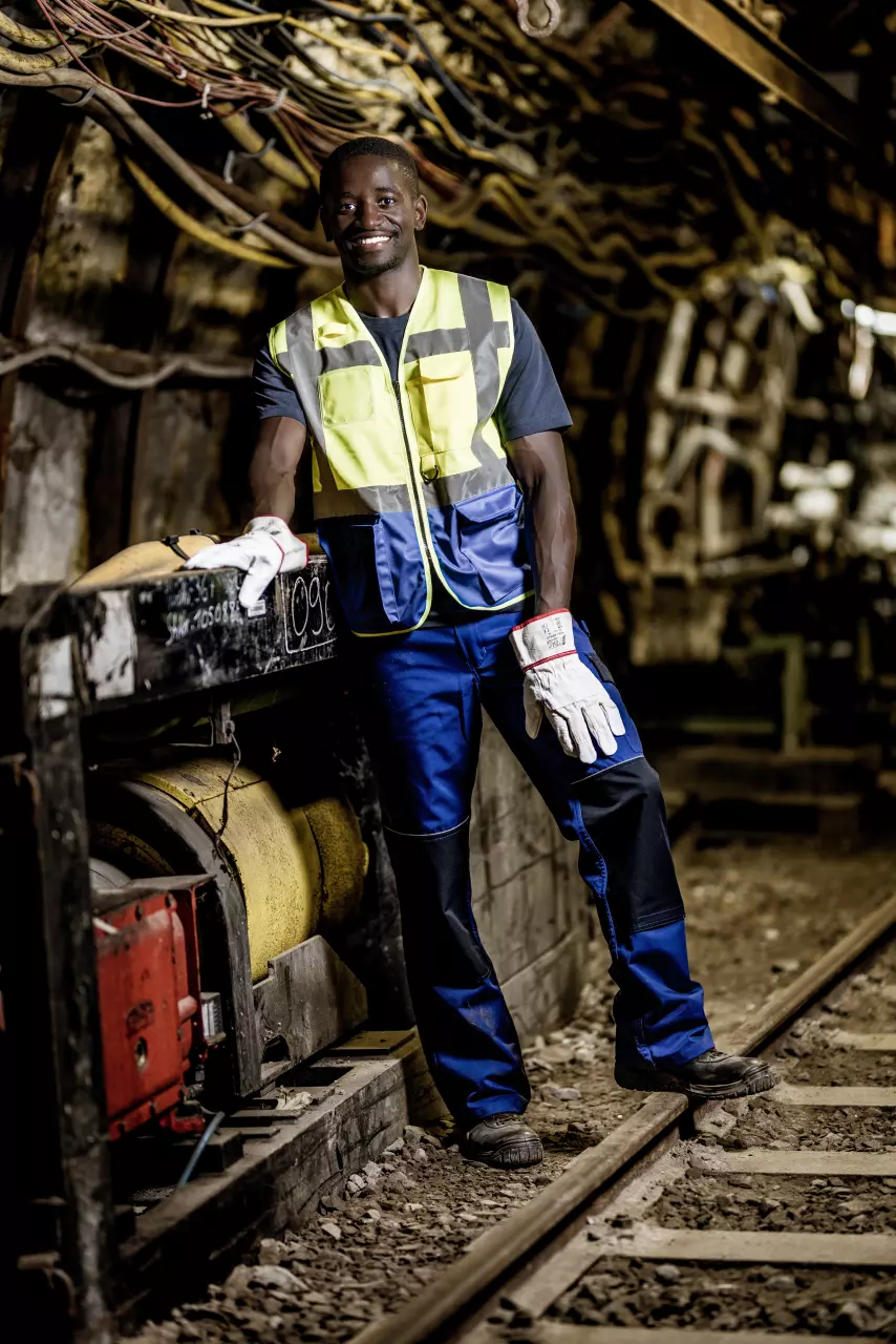 Nitras 7511, MOTION TEX LIGHT Work Trousers, Royal Blue, image 3, gallery thumbnail