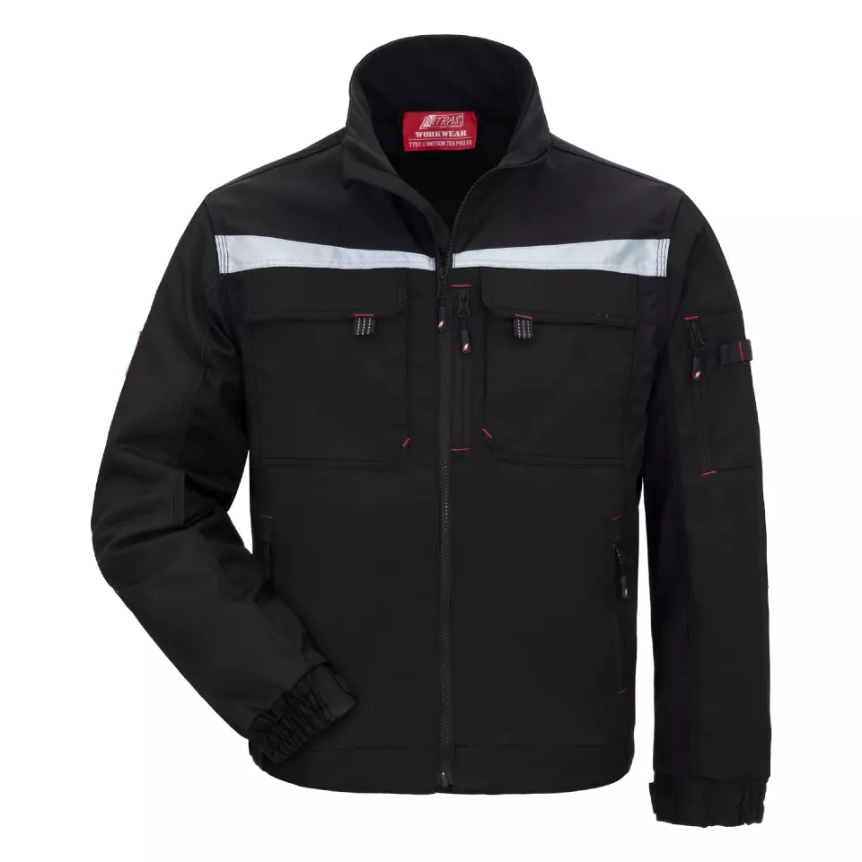 Nitras 7750, MOTION TEX PRO FX Arbeitsjacke, Schwarz, image 1, gallery thumbnail