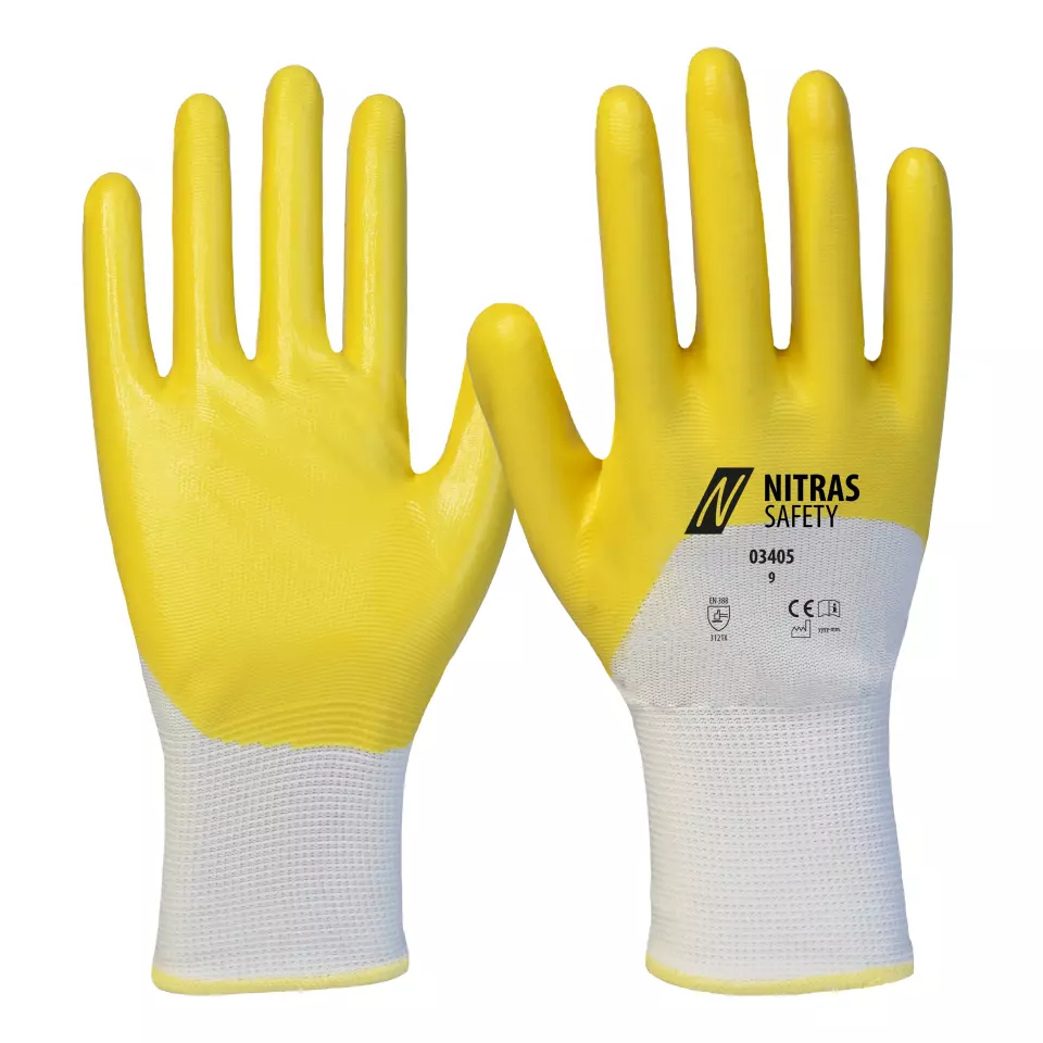 NITRAS 3405, Nitrile Gloves Polyester, image 1, gallery thumbnail