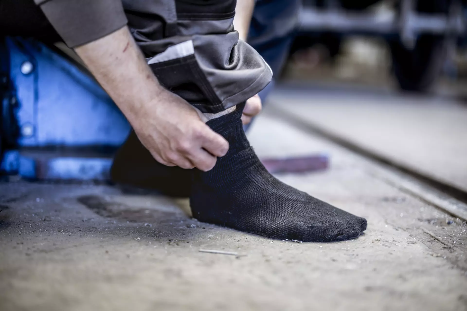 Nitras 720-1000, Basic-Socken Baumwolle / Polyester / Elasthan, Schwarz, image 3