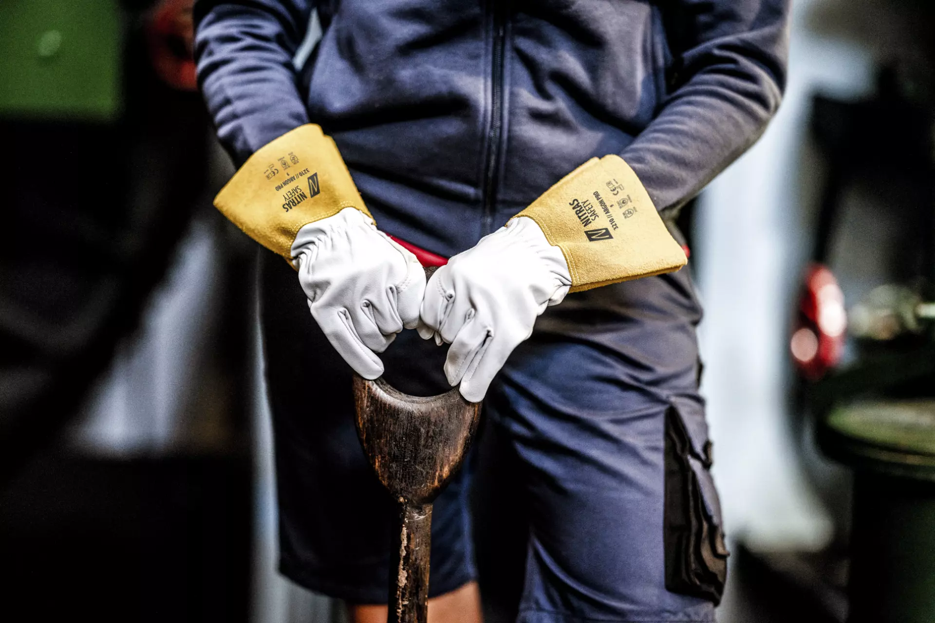 Nitras 3210-1245, ARGON PRO Welding Gloves, Grey/Ochre, image 2