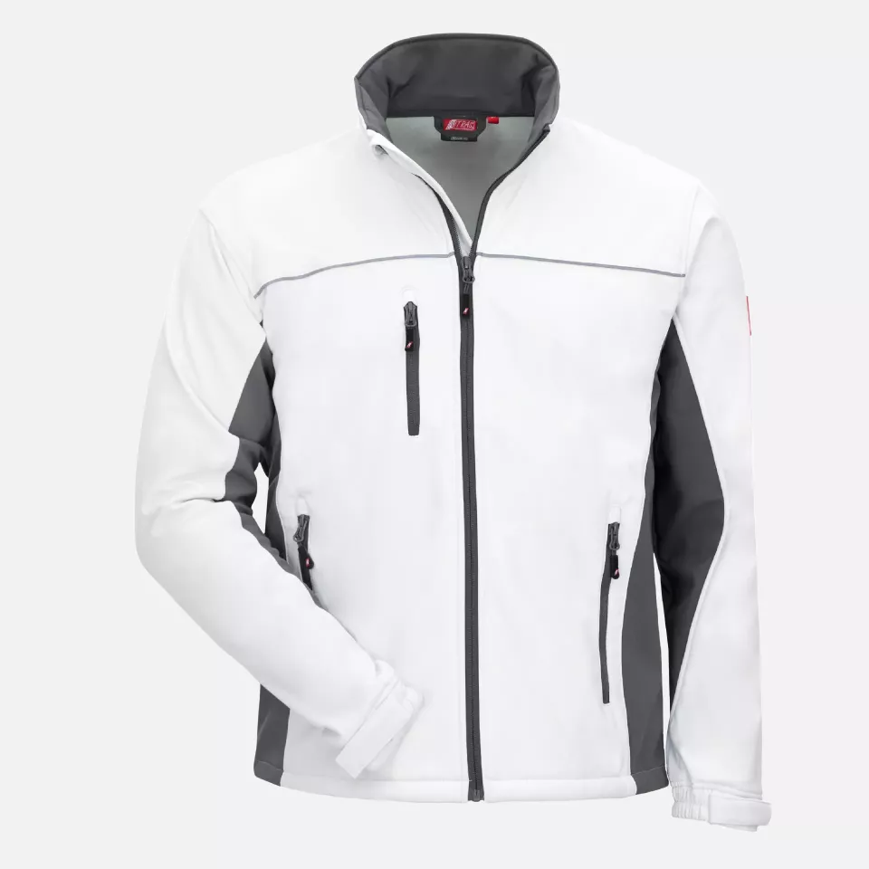 Nitras 7153, MOTION TEX LIGHT Softshell Jacket, White, image 1, gallery thumbnail