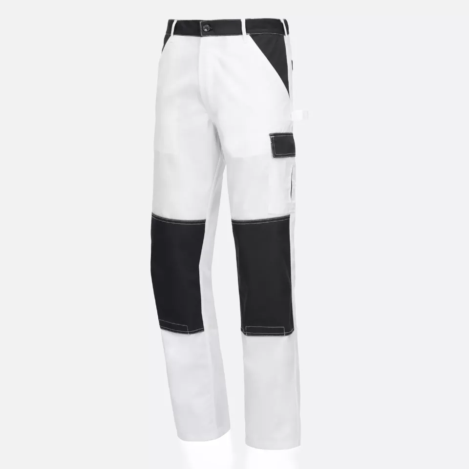Nitras 7513, MOTION TEX LIGHT Work Trousers, White, image 1, gallery thumbnail