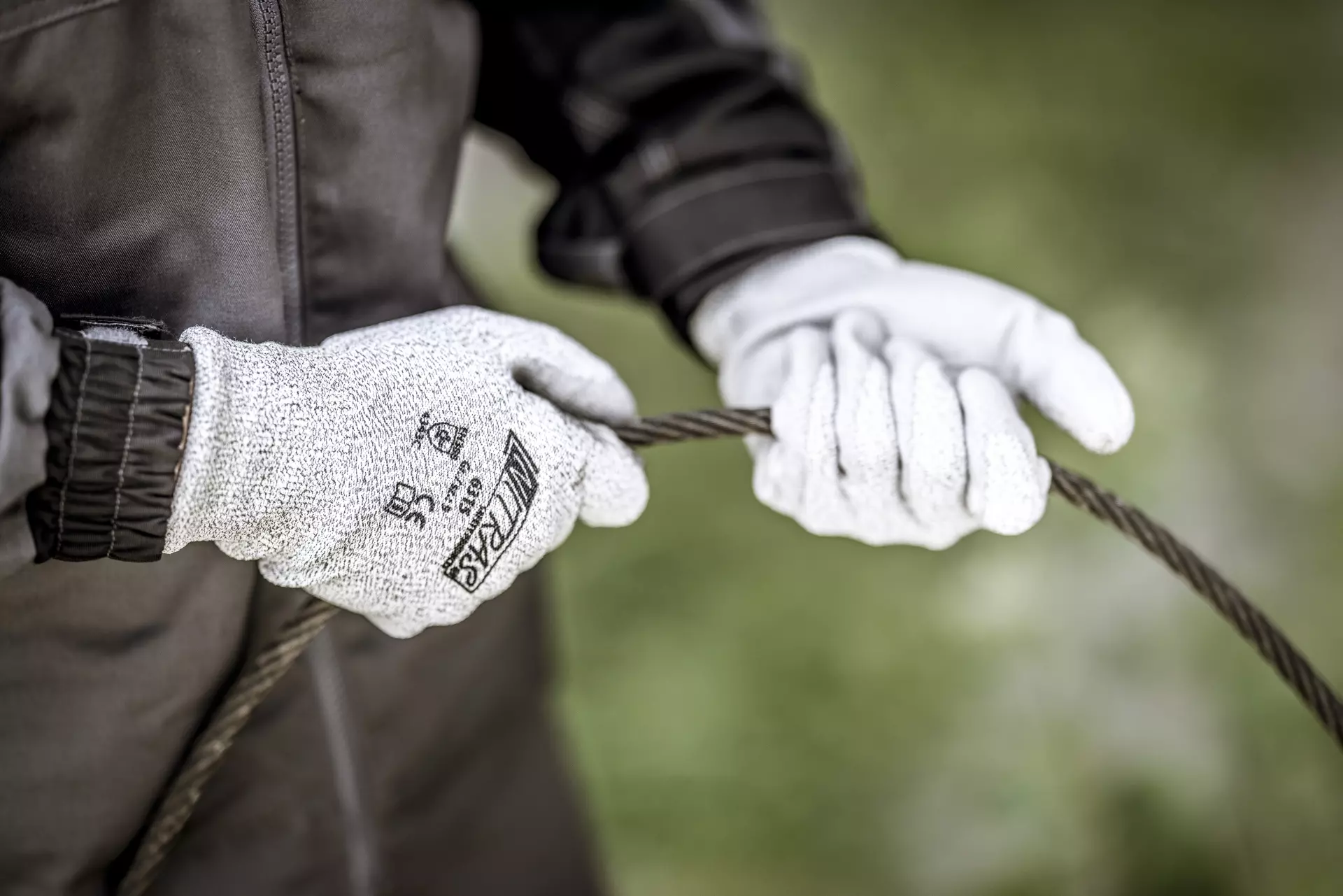 NITRAS 6315, Cut protection Gloves, Grey, image 2