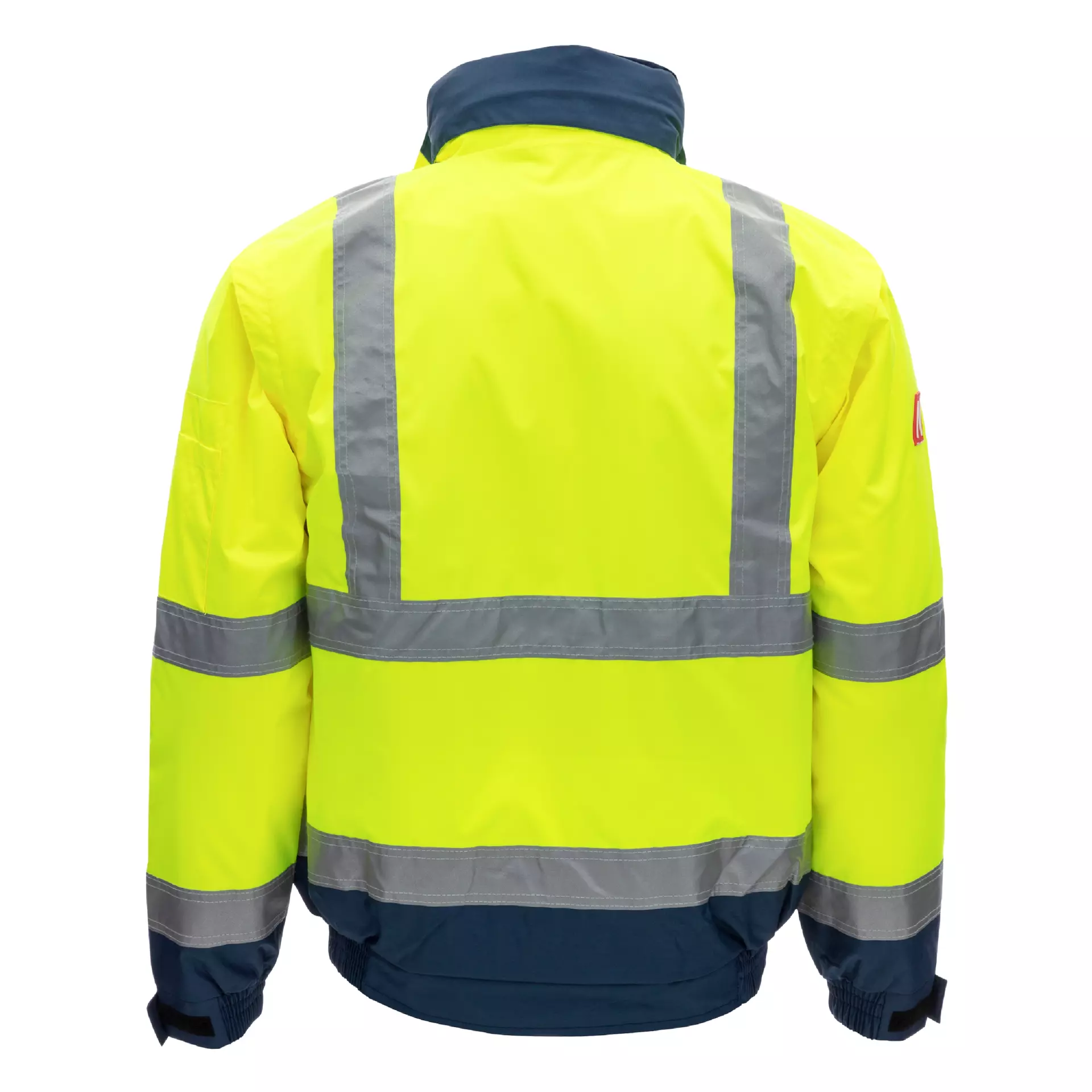Nitras 7141, MOTION TEX VIZ PLUS Reflective Pilot Jacket, Neon Yellow, image 2