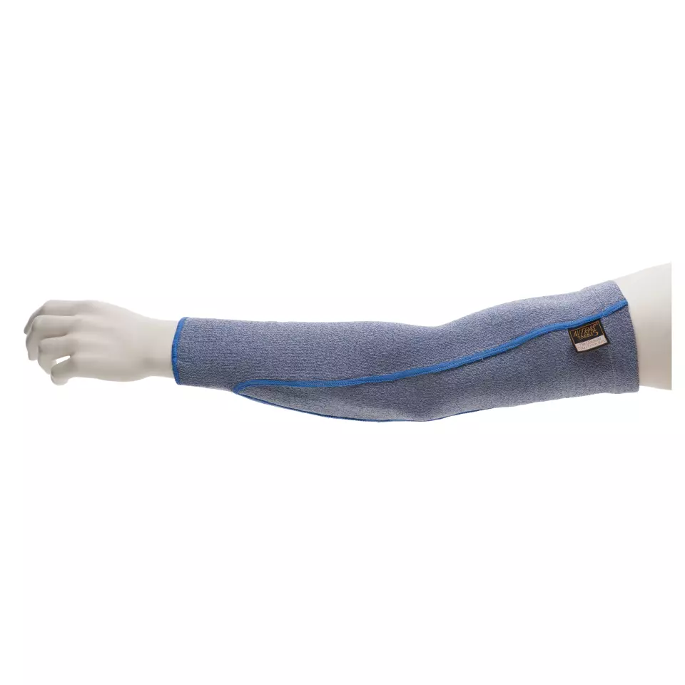 NITRAS 6796, TAEKI Cut-resistant Arm Protectors Blue, image 1, gallery thumbnail