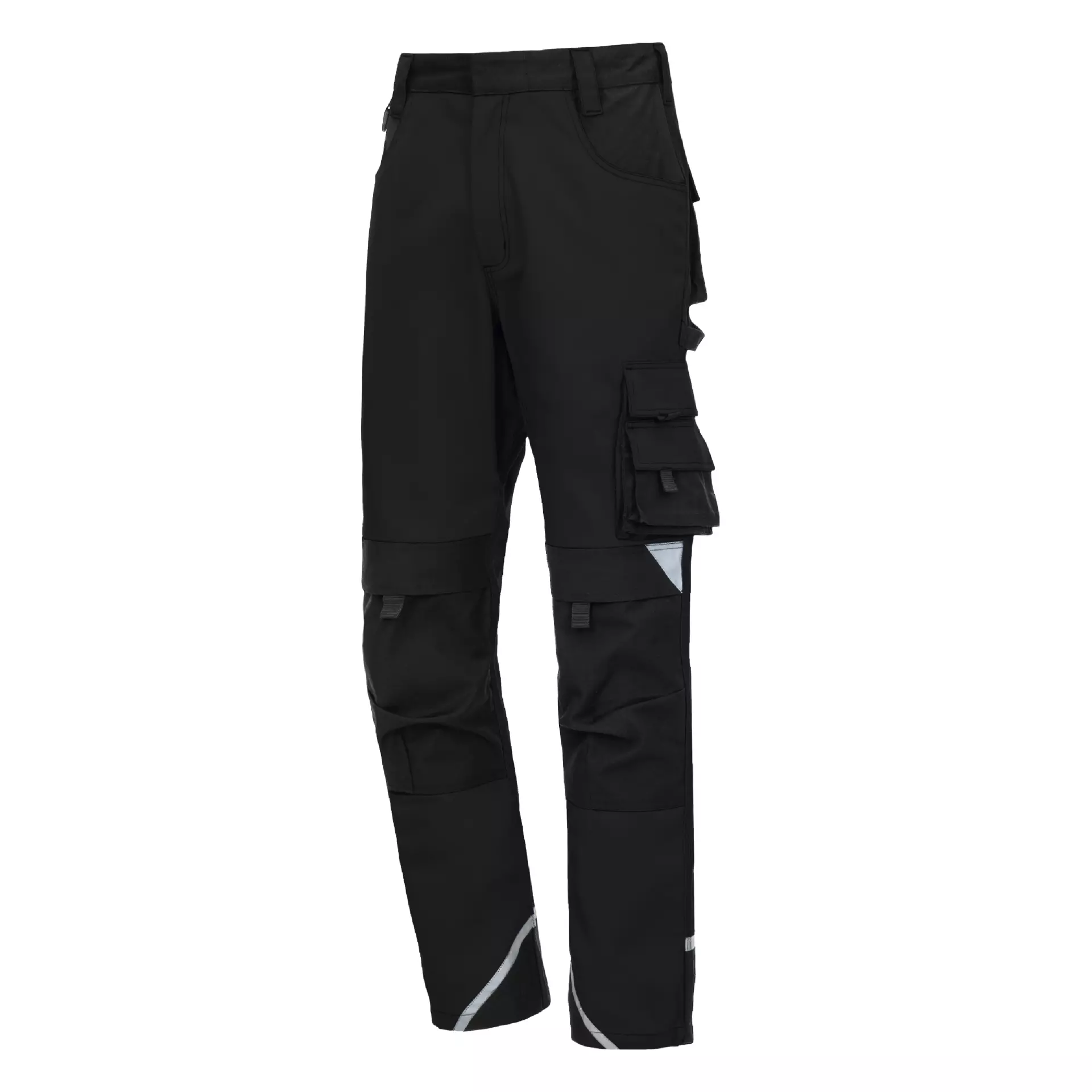 Nitras 7610, MOTION TEX PLUS Work Trousers, Black, image 1