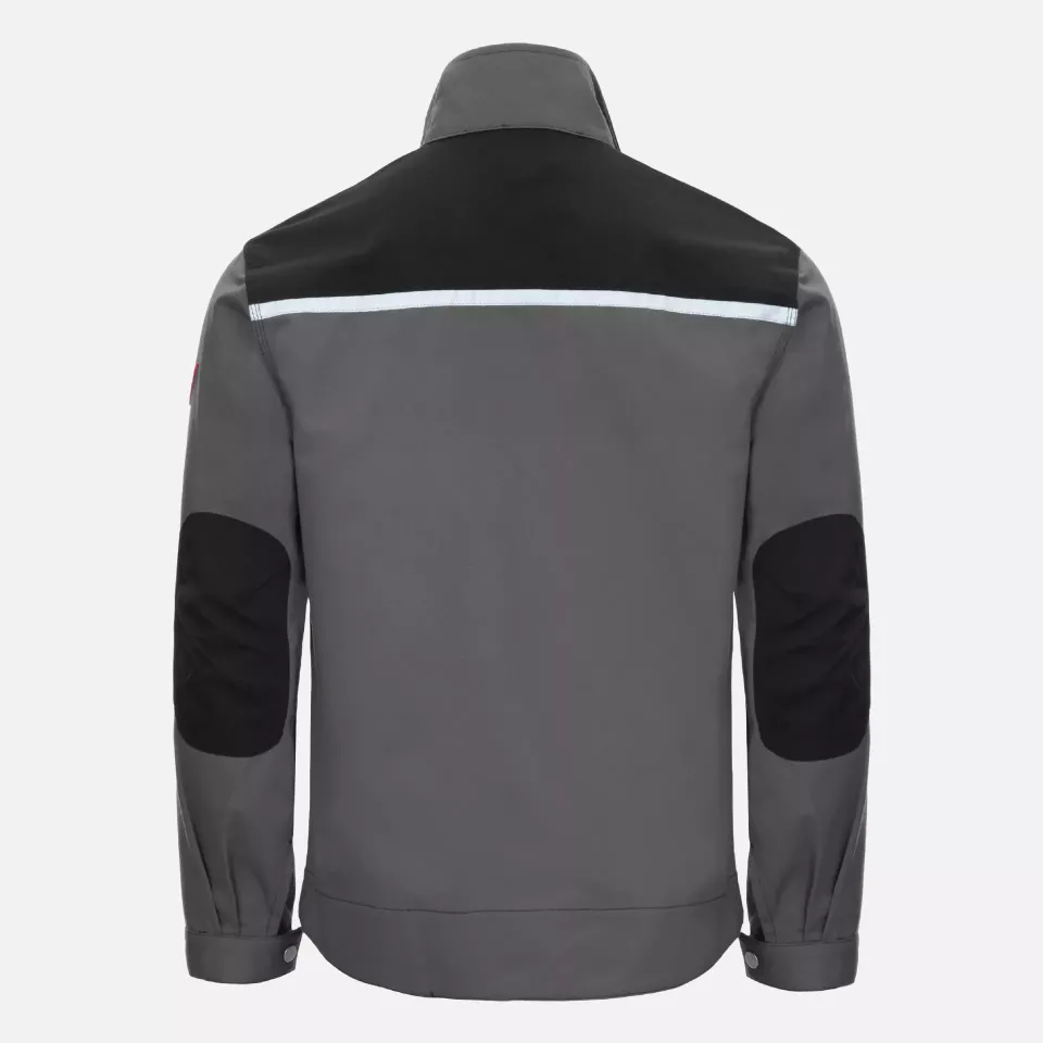 Nitras 7652, MOTION TEX PLUS Workjacket, Grey, image 2, gallery thumbnail